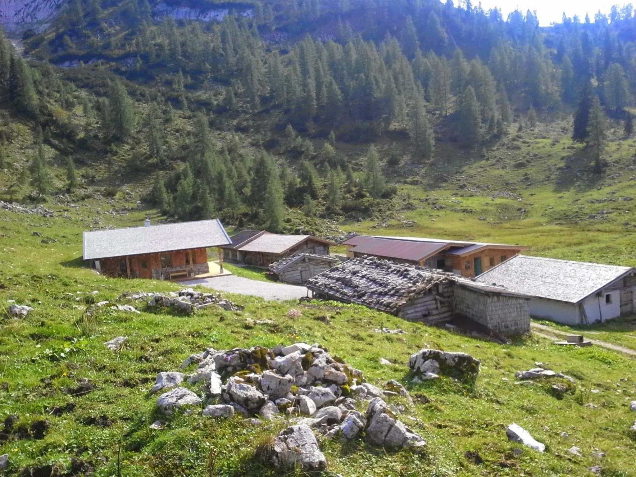 Natural landscape in Gruberhof