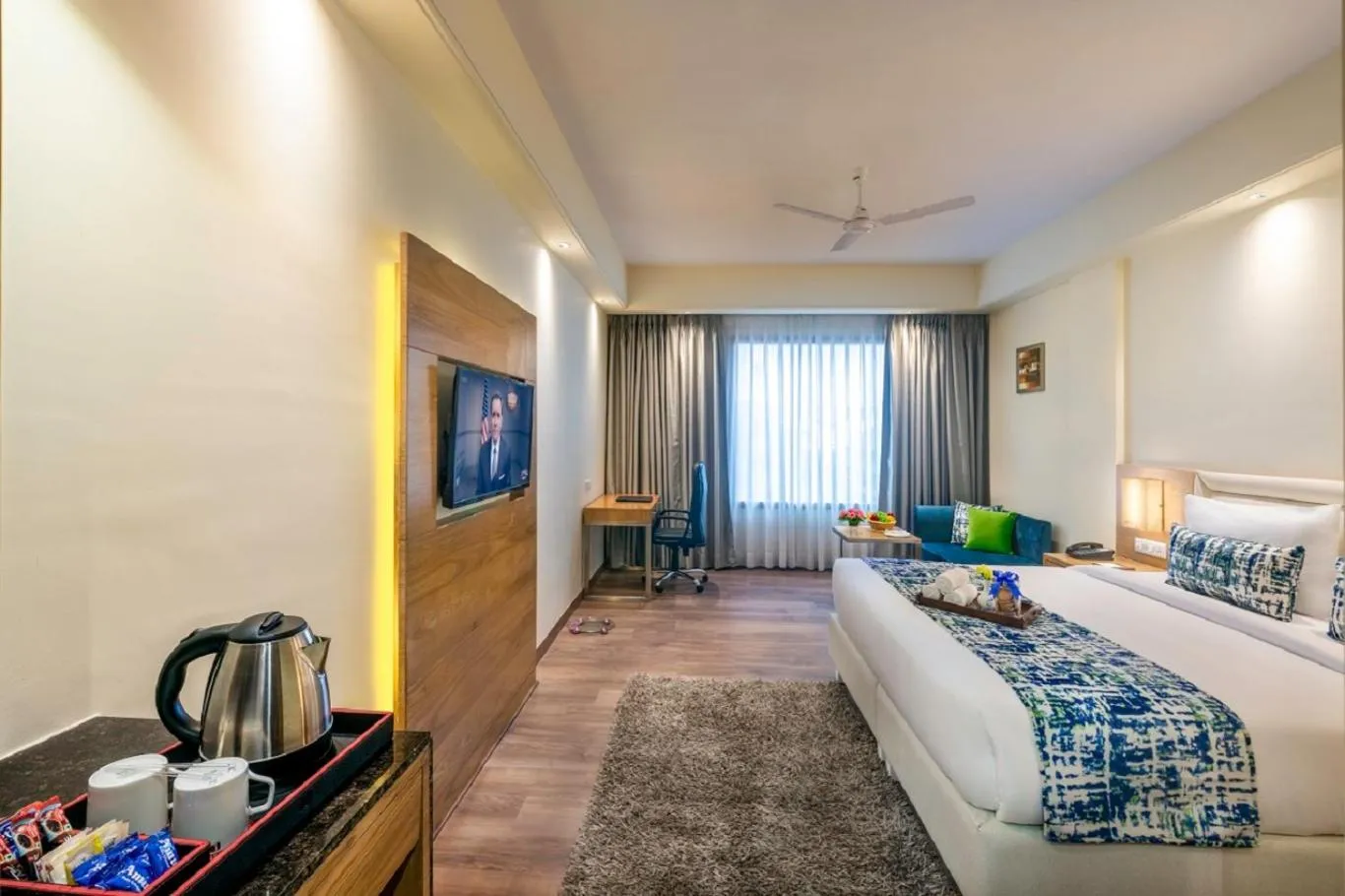 View (from property/room), Bed in Lords Inn Jaipur