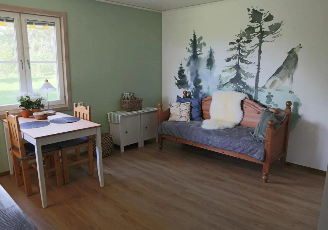 Seating area in HusHotellHunge AB