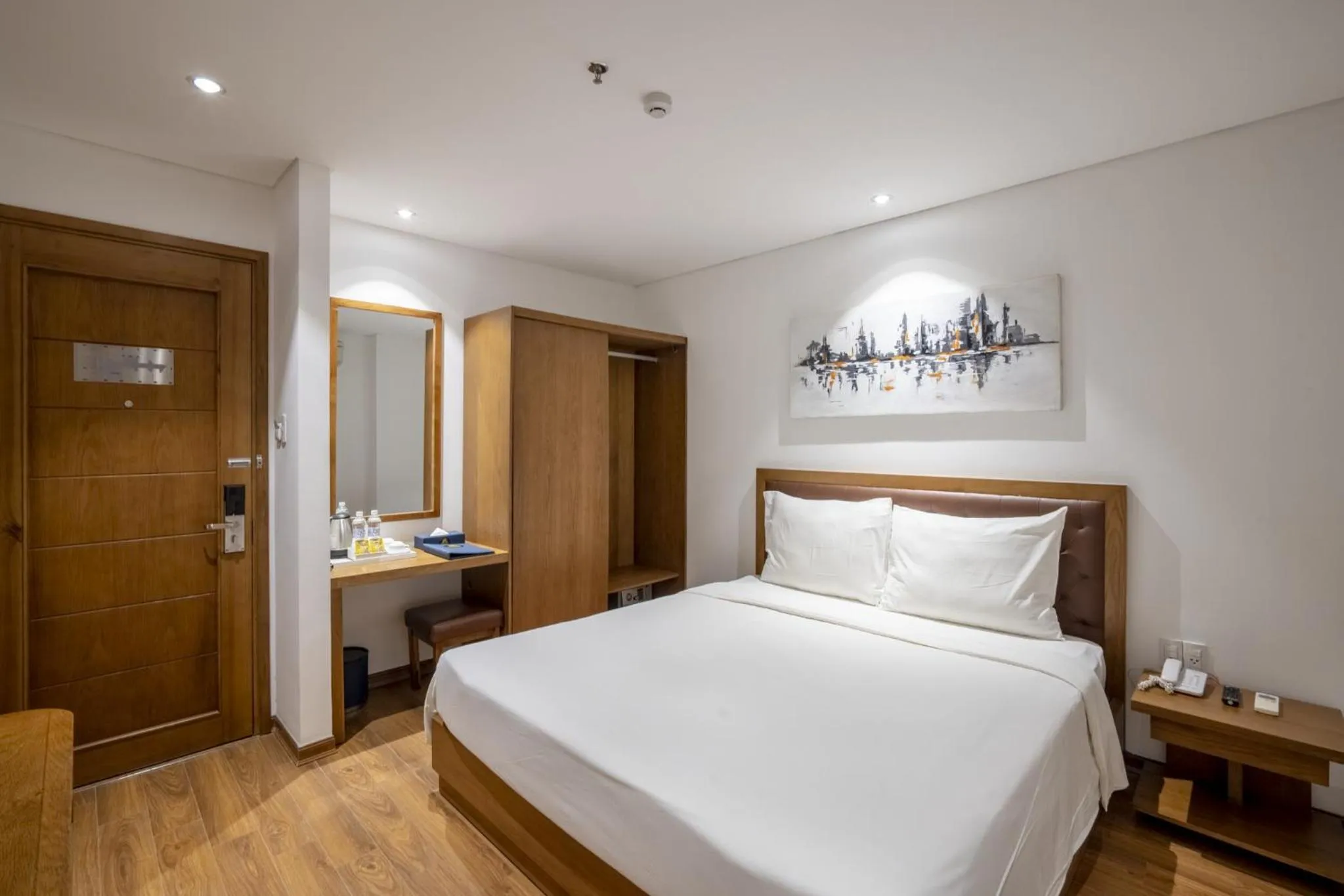 Bed in Hai Trieu Hotel