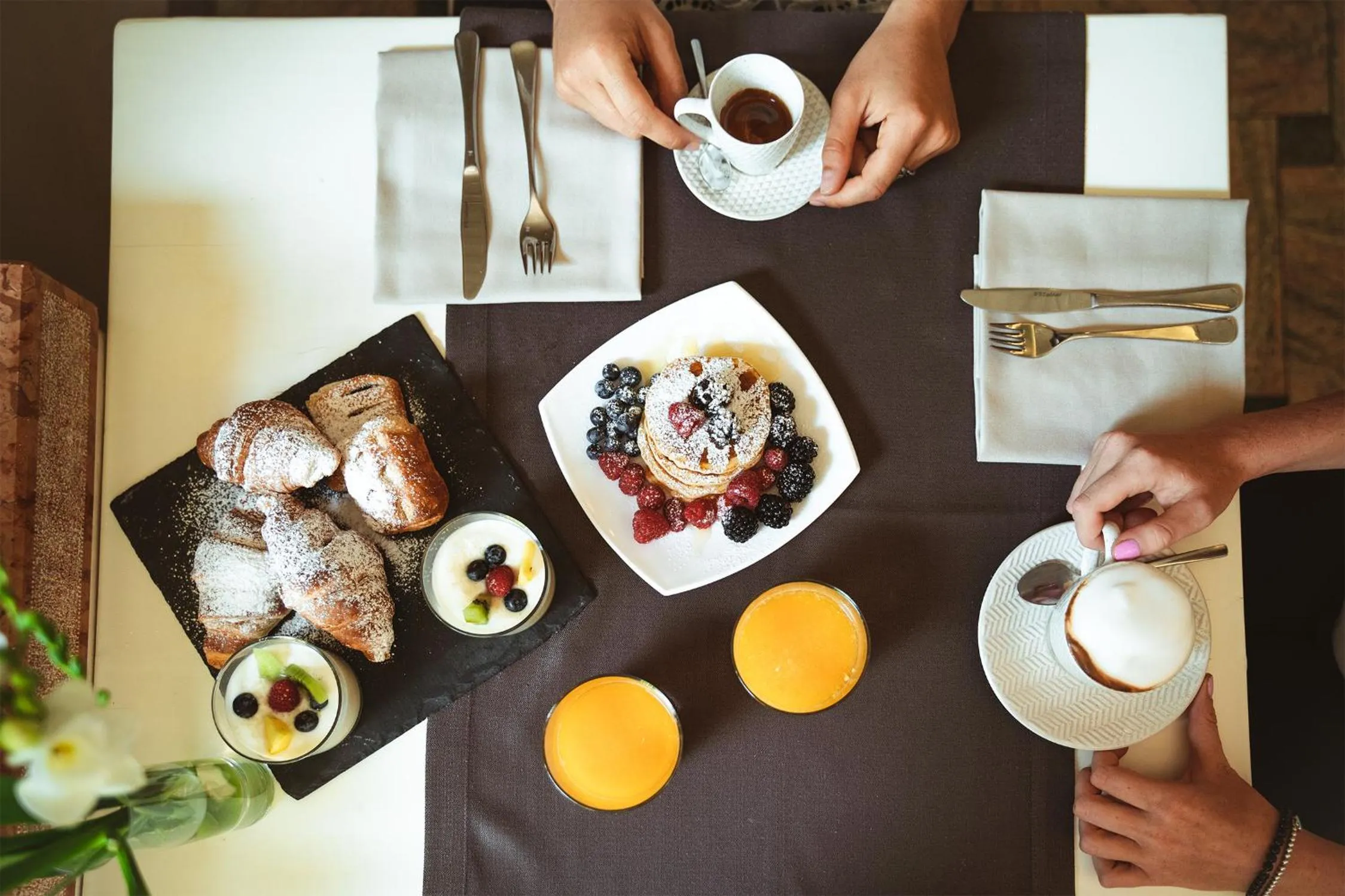 Buffet breakfast in Bonotto Hotel Belvedere