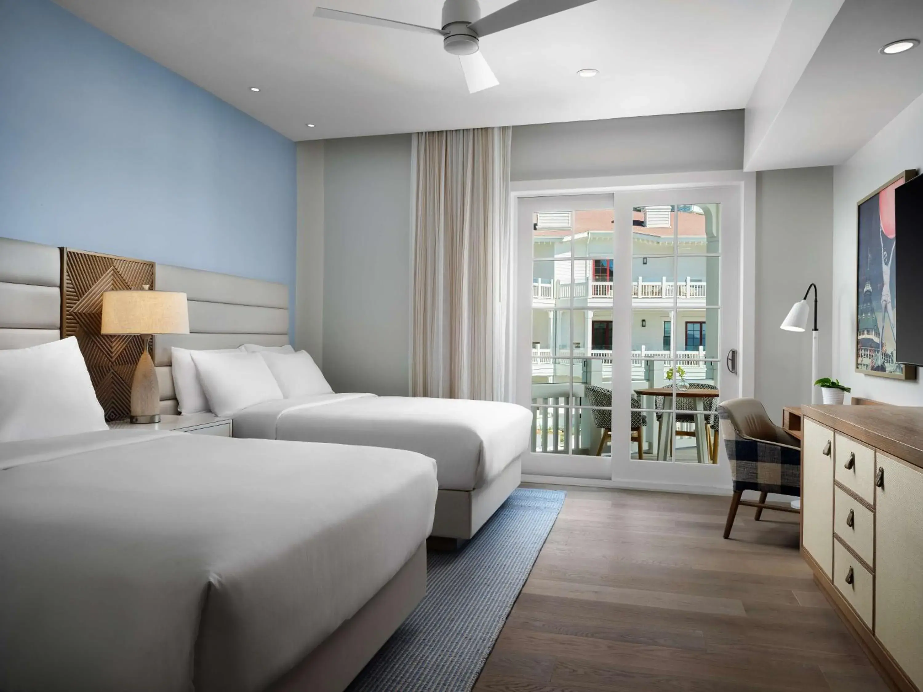 Bed in Shore House at The Del, LXR Hotels & Resorts Bed in Shore House at The Del, LXR Hotels & Resorts