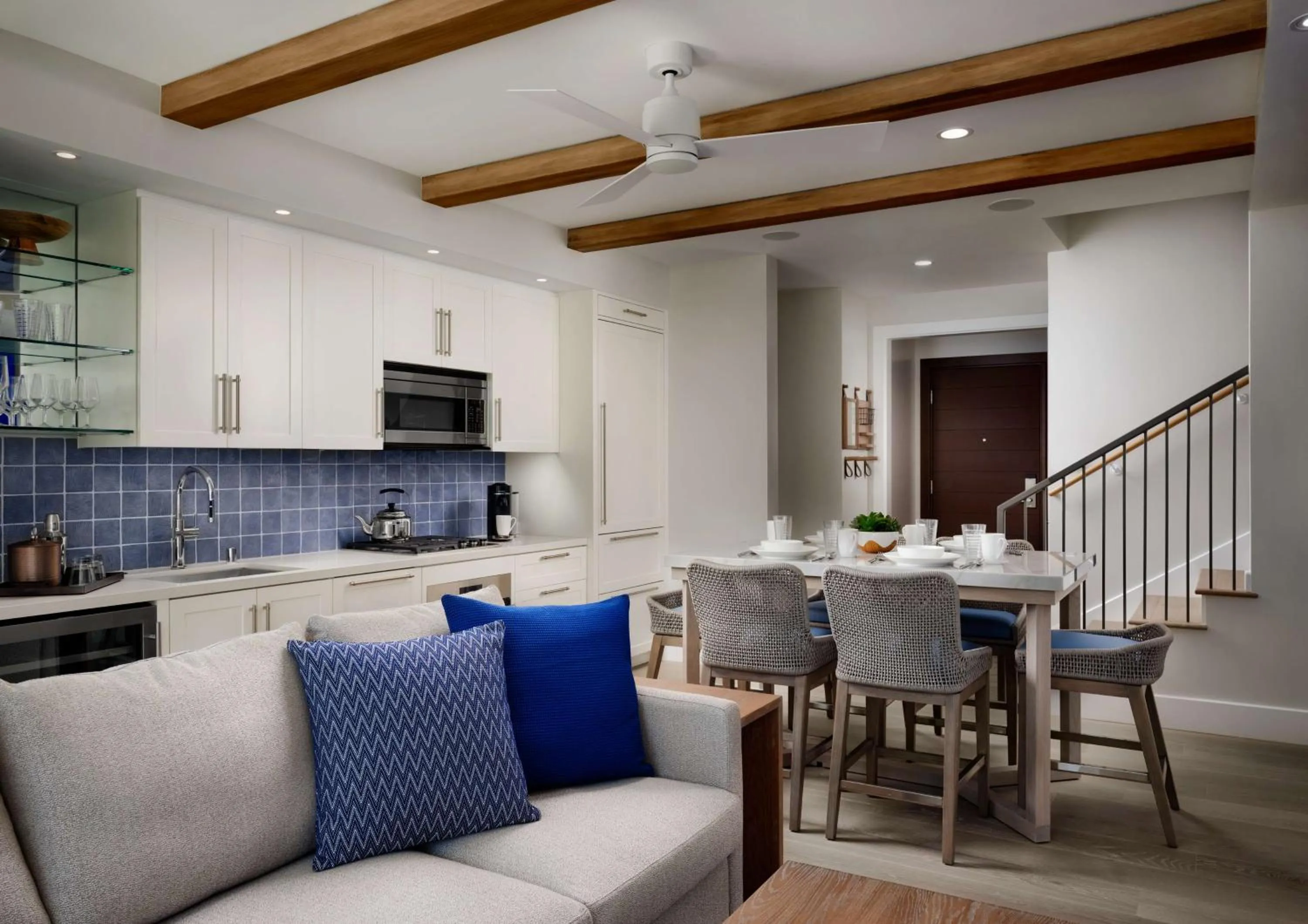 Living room in Shore House at The Del, LXR Hotels & Resorts