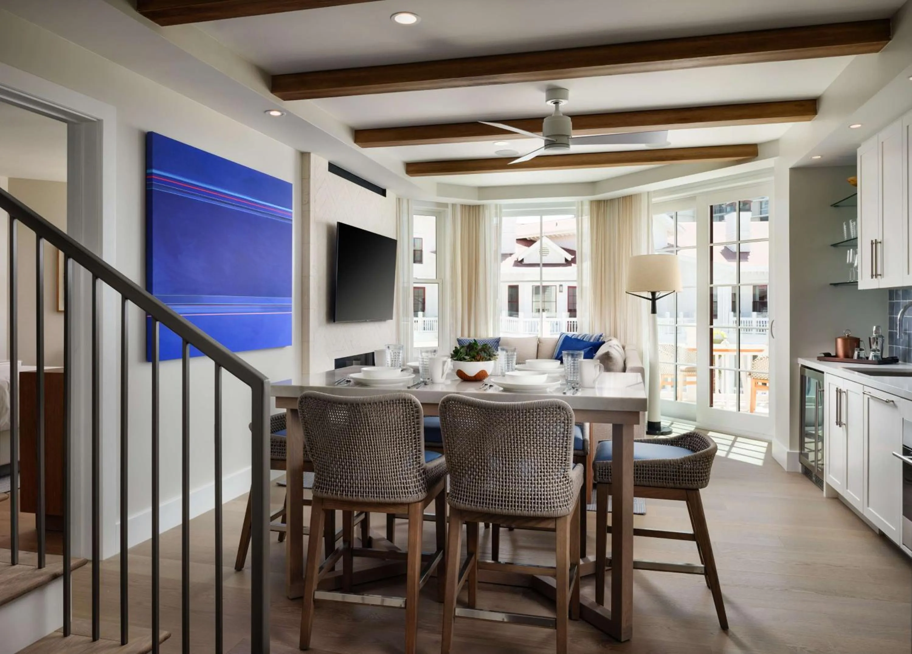 Living room in Shore House at The Del, LXR Hotels & Resorts