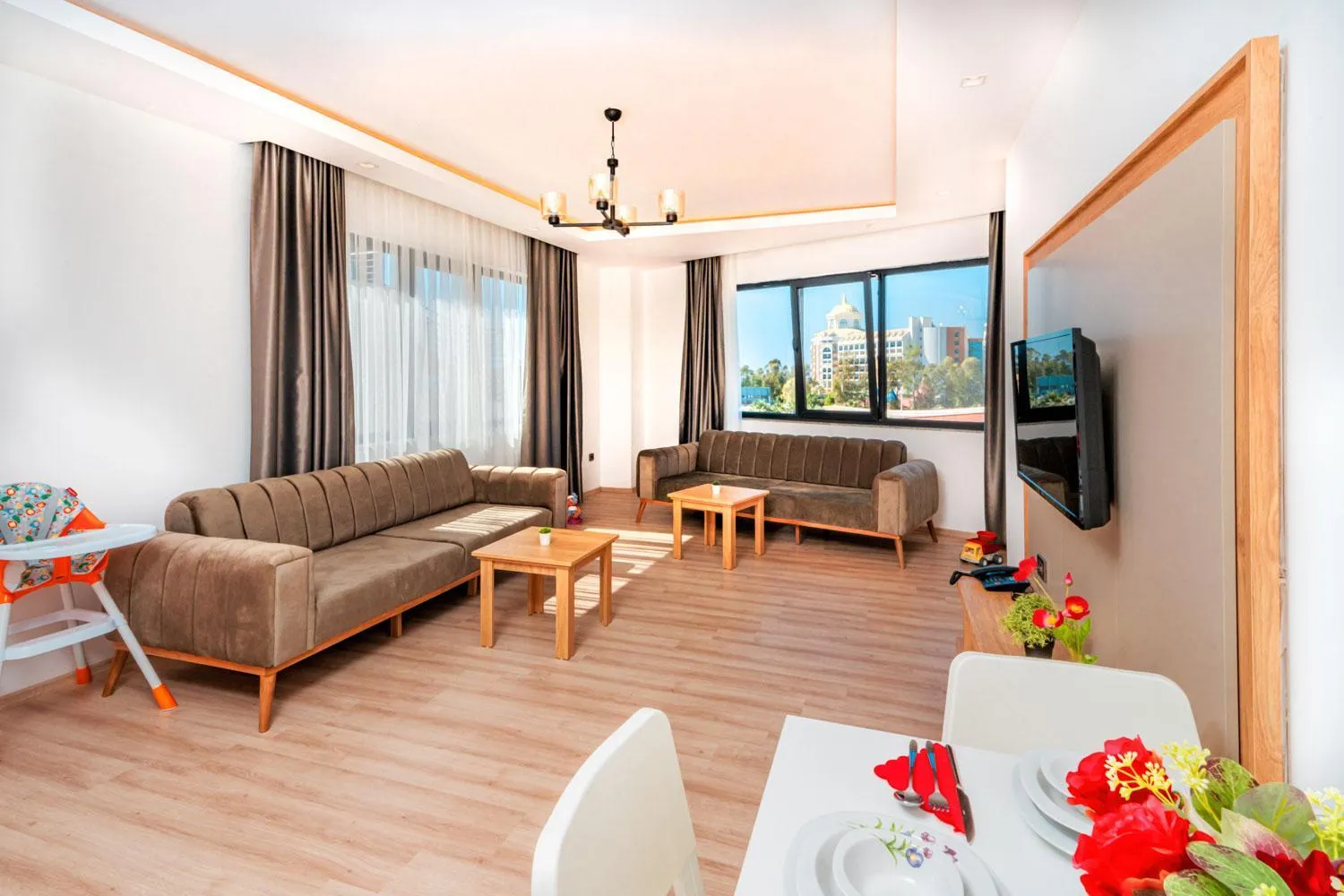 Living room in New Safir Apart Hotel