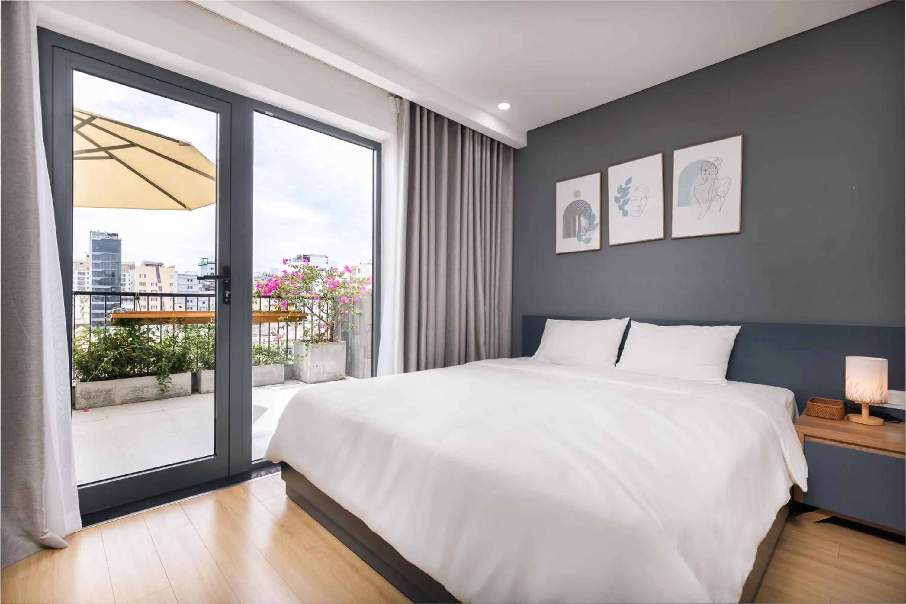 Bedroom, Bed in LAGOM APARTMENT AND HOTEL