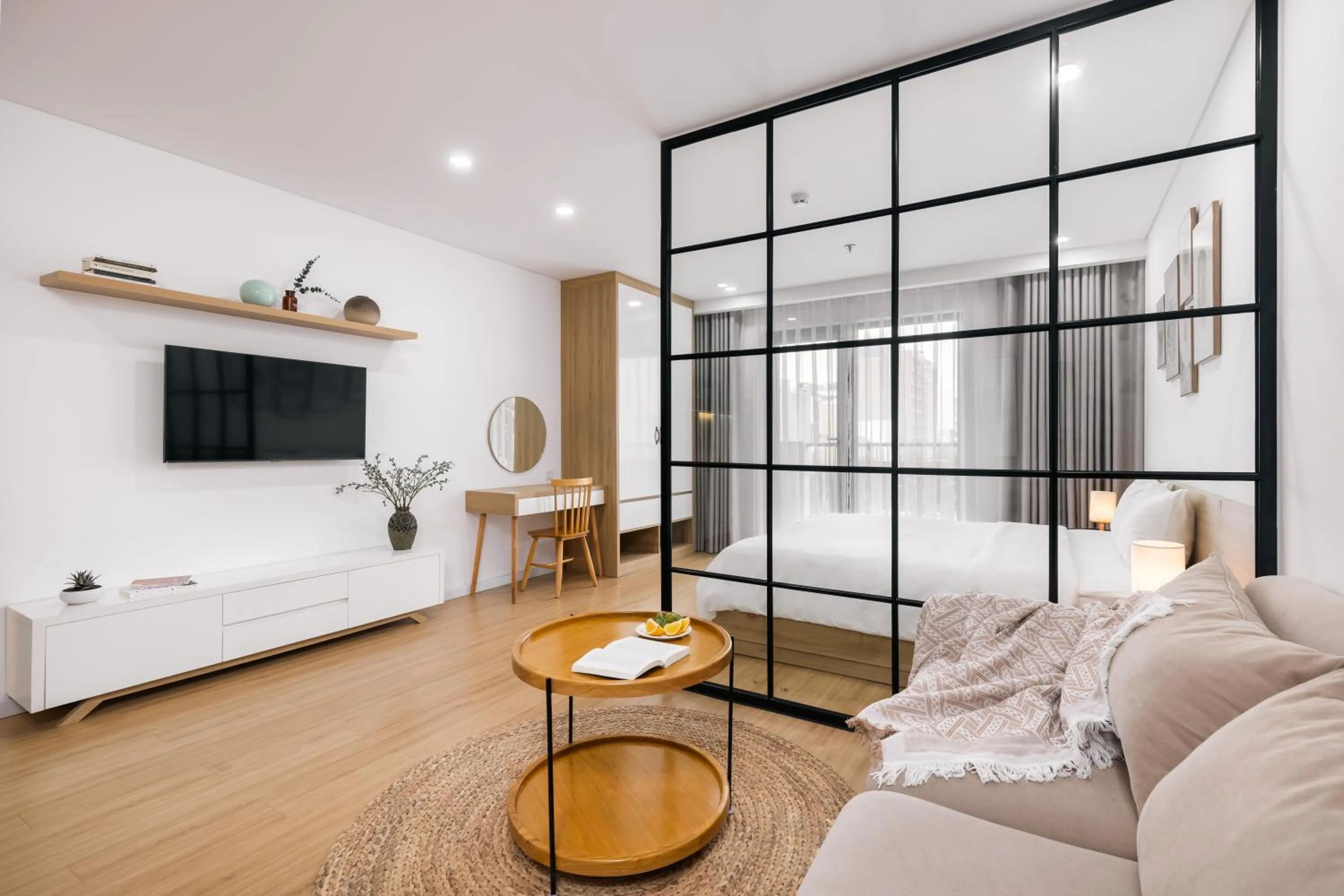 Bedroom, Bed in LAGOM APARTMENT AND HOTEL