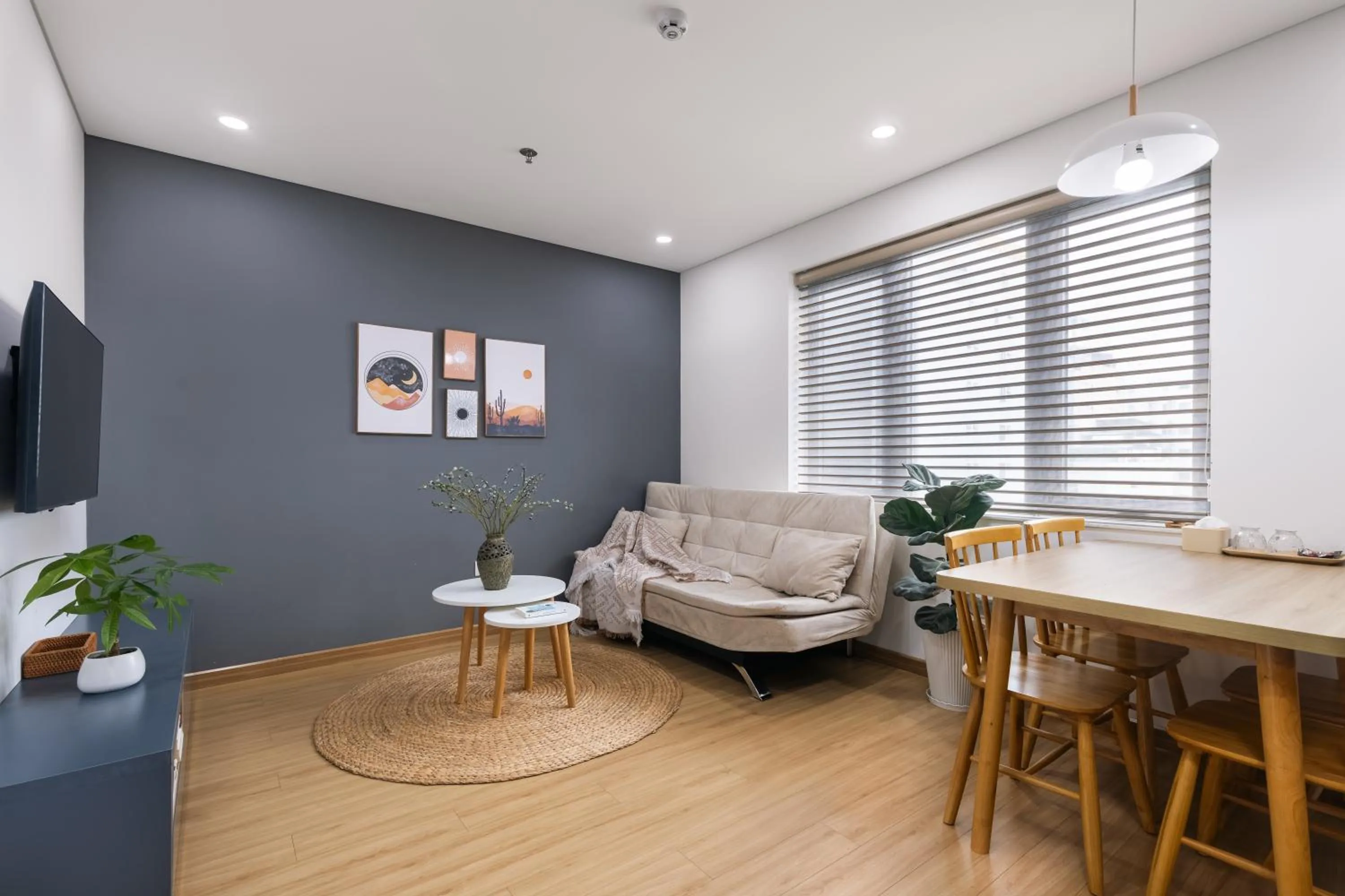 Living room in LAGOM APARTMENT AND HOTEL