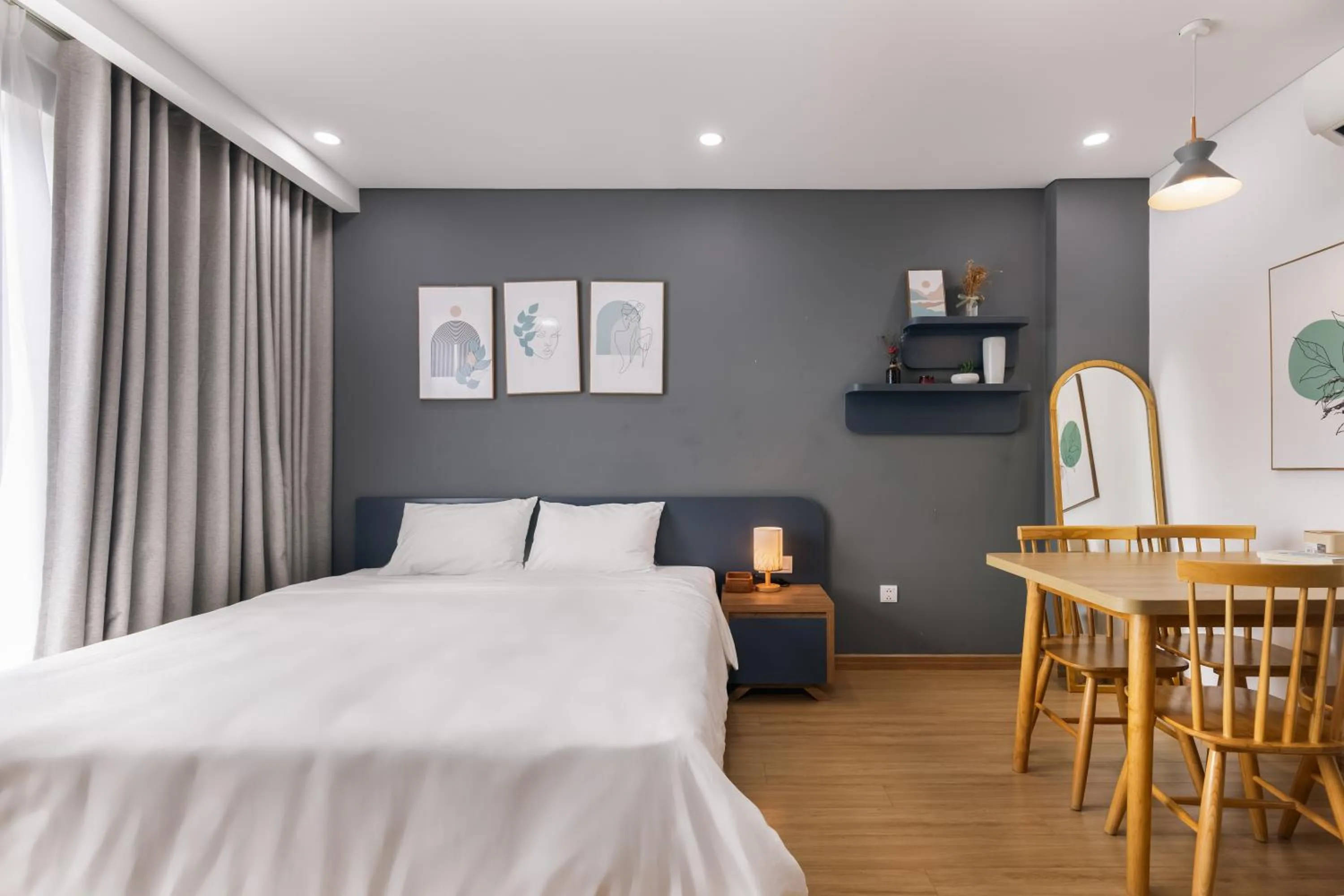 Bedroom, Bed in LAGOM APARTMENT AND HOTEL