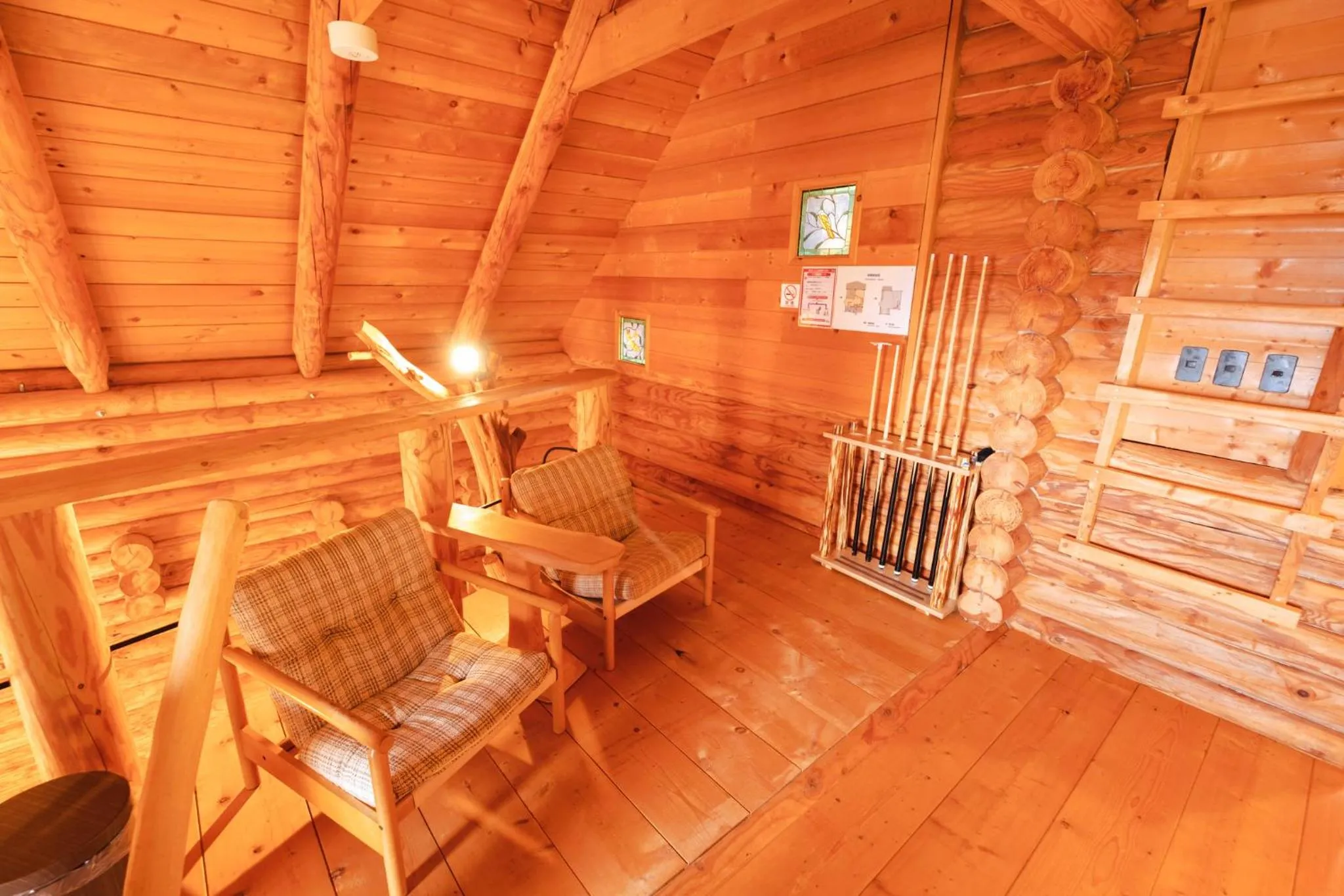 Lounge or bar in Lake Toya Hillside House