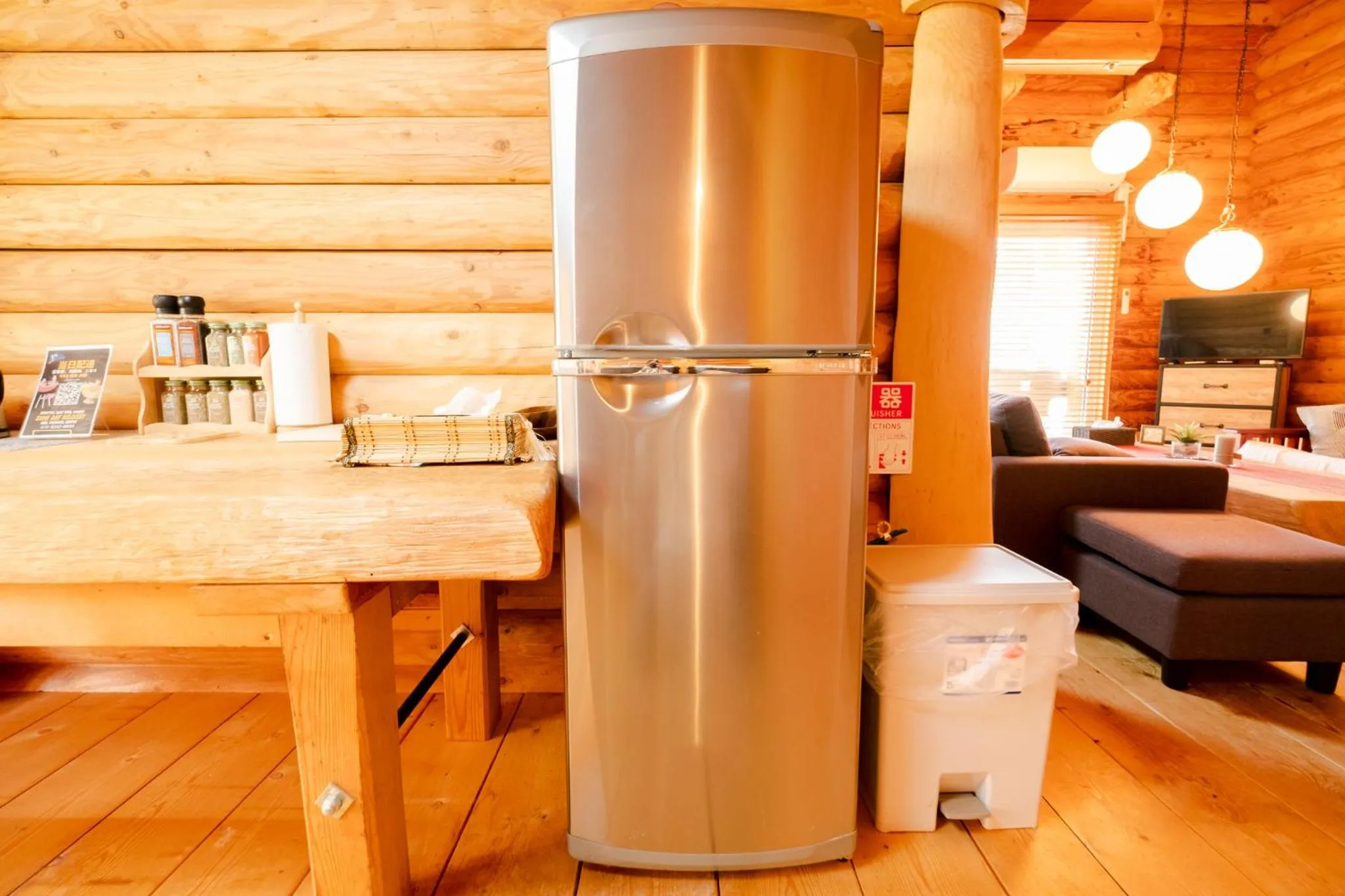 kitchen in Lake Toya Hillside House