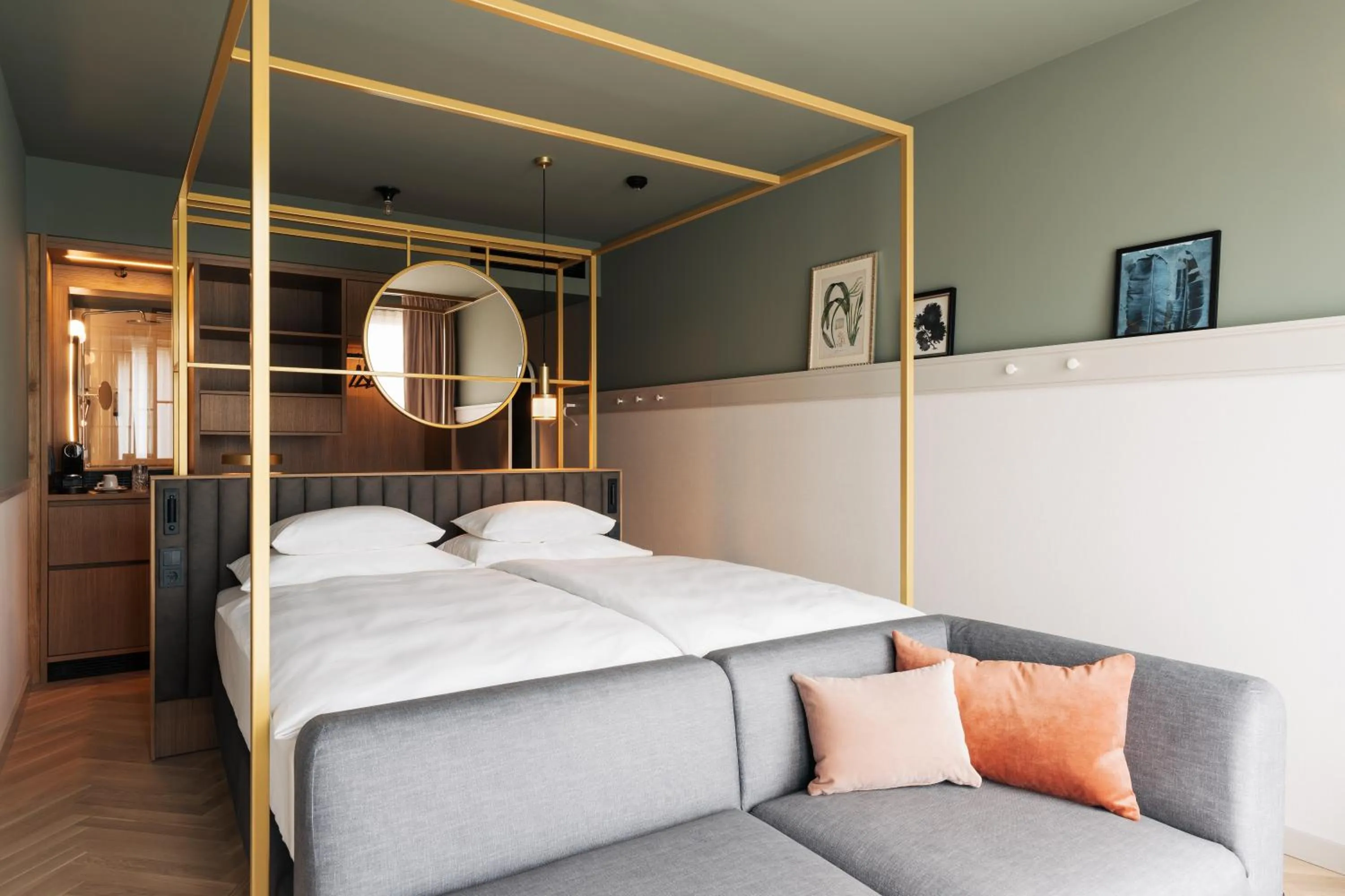 Bed in Hotel Galántha