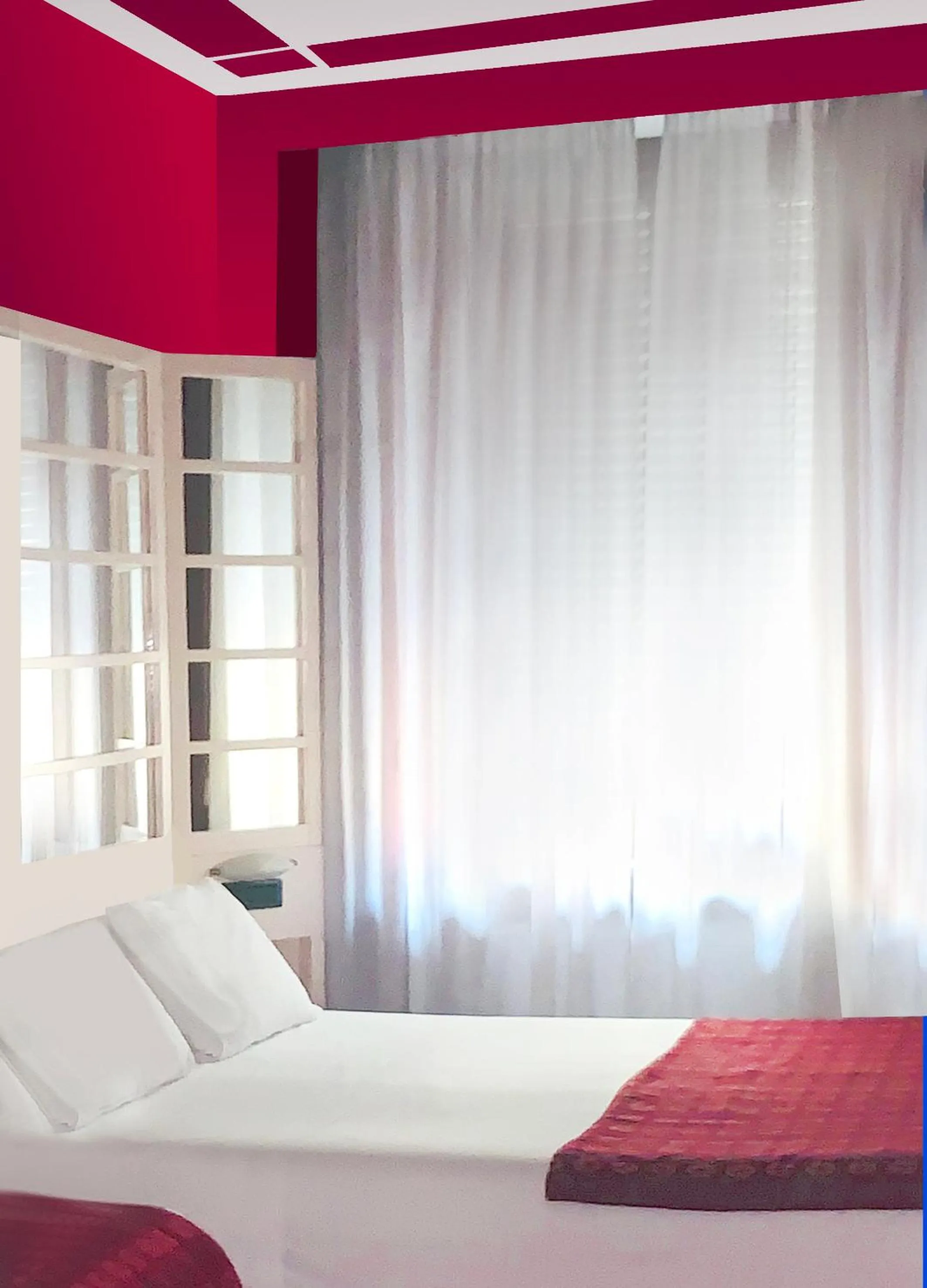 Bed in Hotel Amadeus