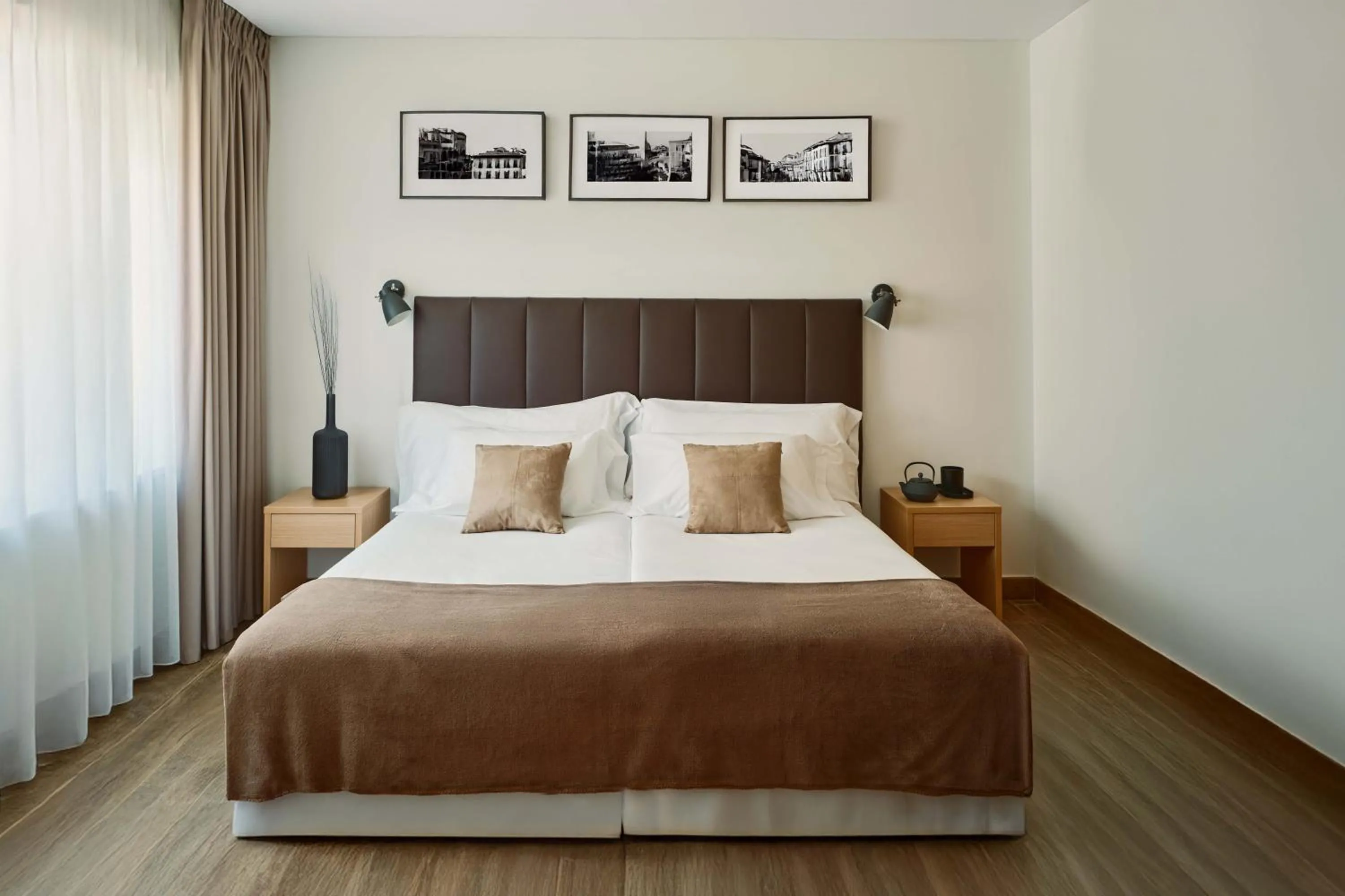 Bed in Hotel MET Pamplona