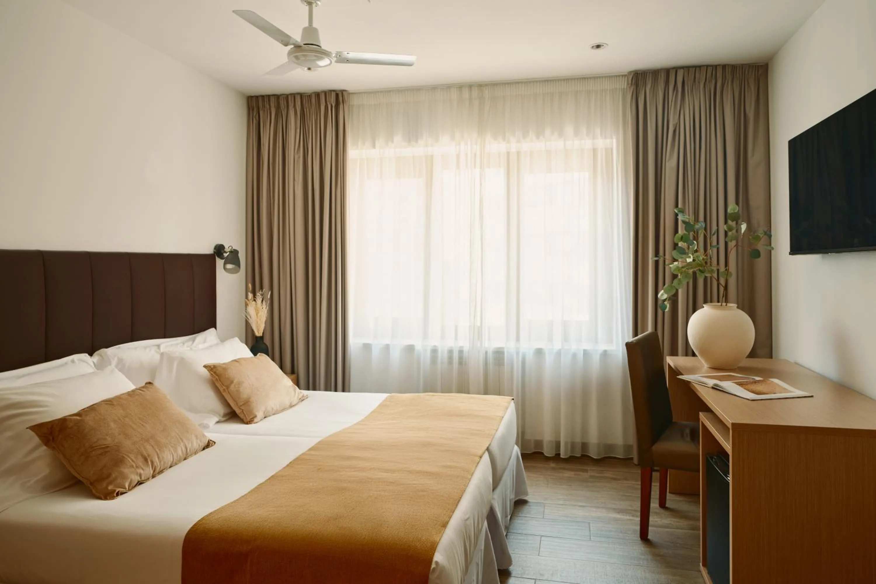 Bed in Hotel MET Pamplona