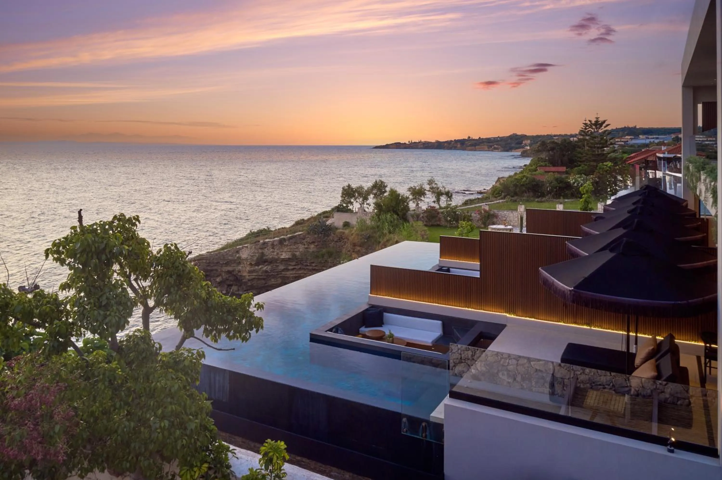 Pool view in SEA ZANTE Luxury Beachfront Retreat