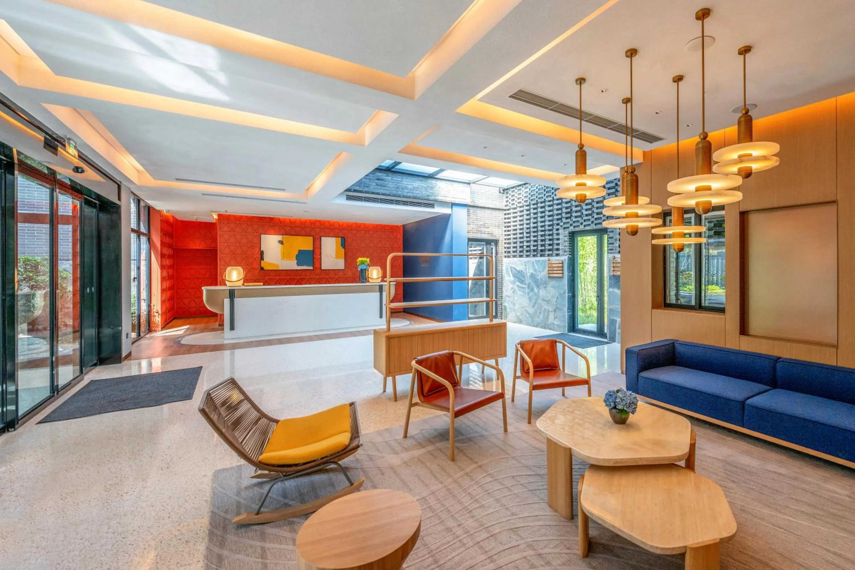 Lobby or reception in voco Nanjing Garden Expo by IHG
