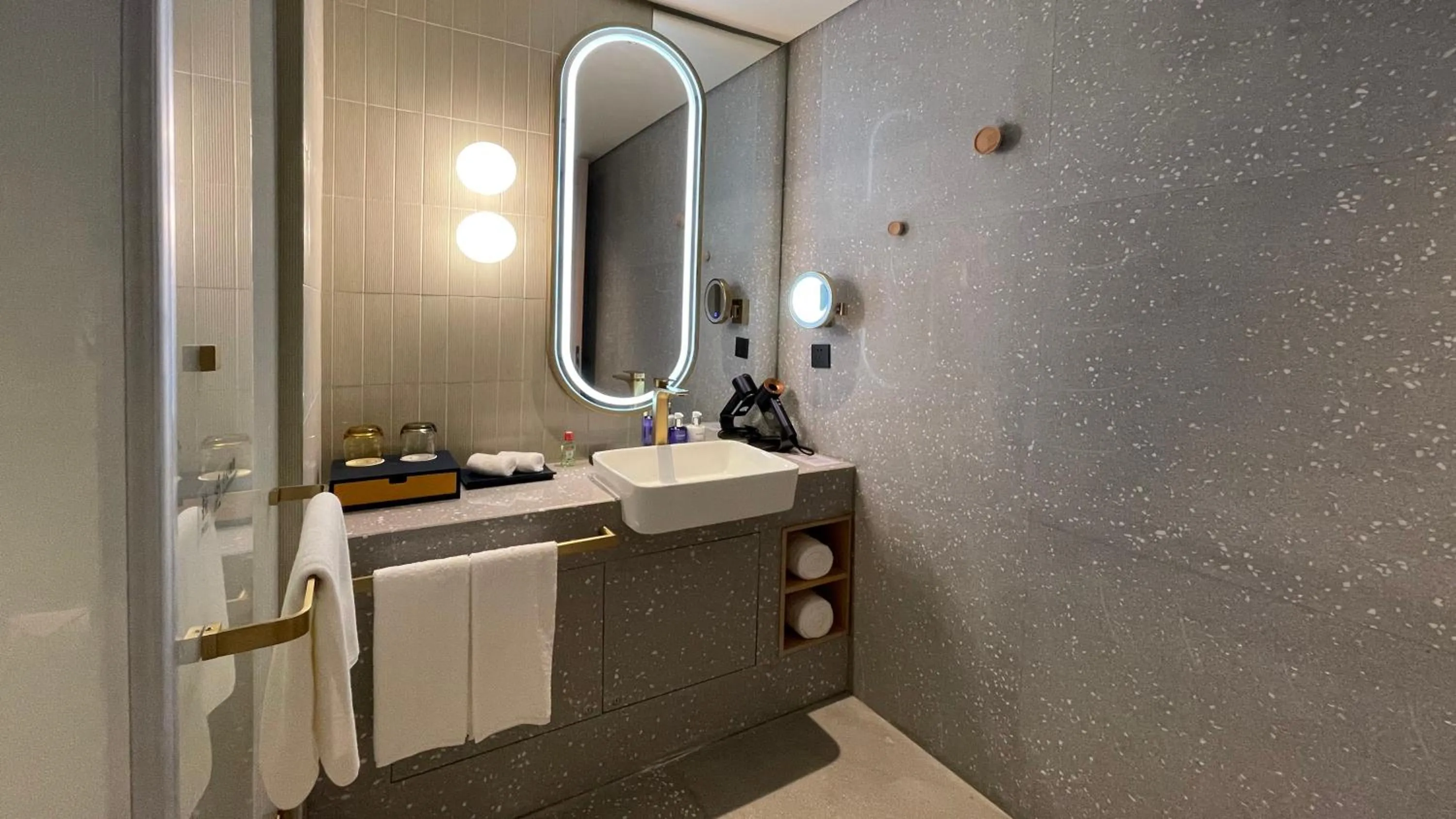 Bathroom in voco Nanjing Garden Expo by IHG