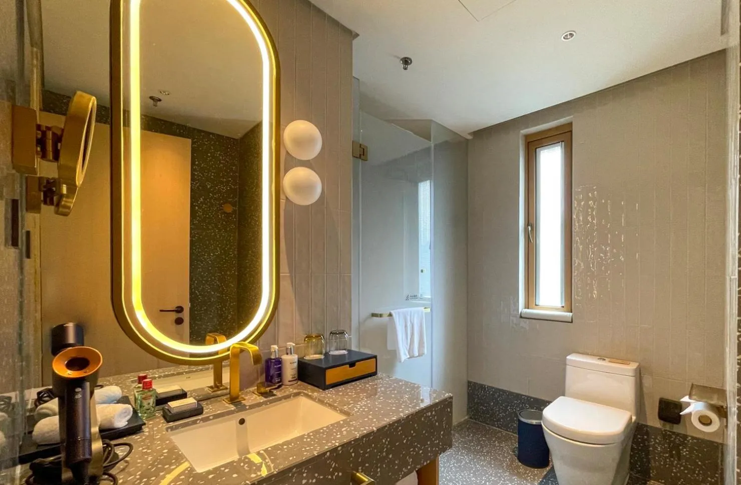 Bathroom in voco Nanjing Garden Expo by IHG