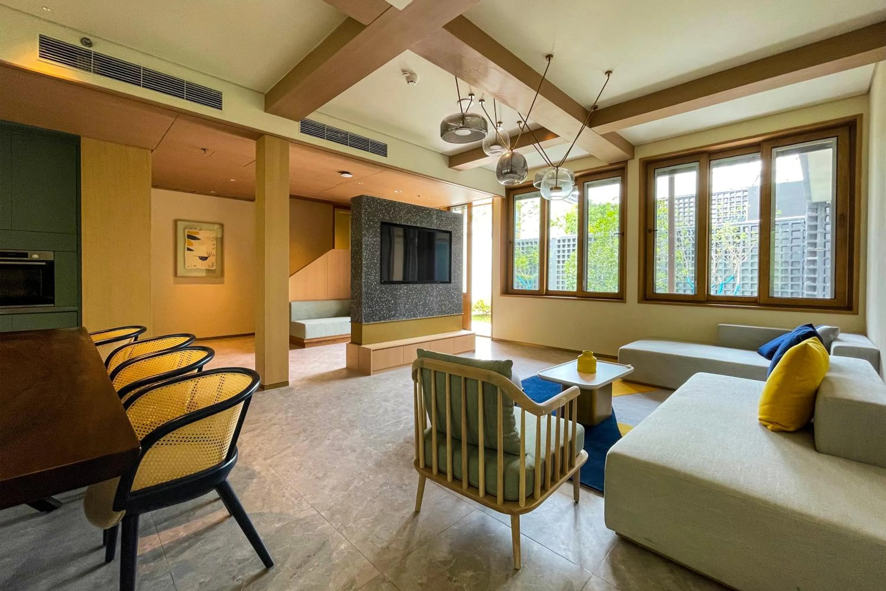 Living room in voco Nanjing Garden Expo by IHG