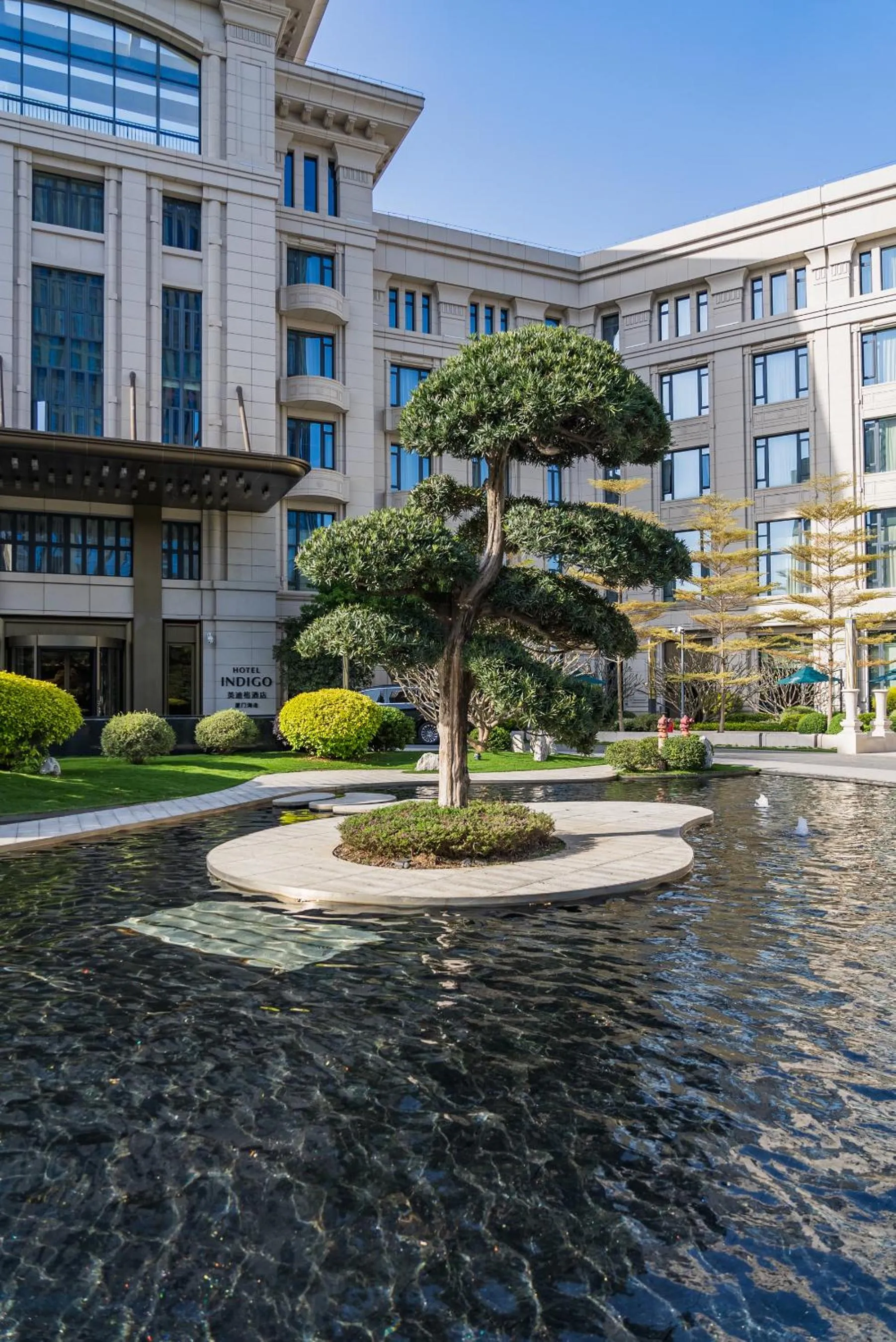 Garden view in Hotel Indigo Xiamen Haicang by IHG