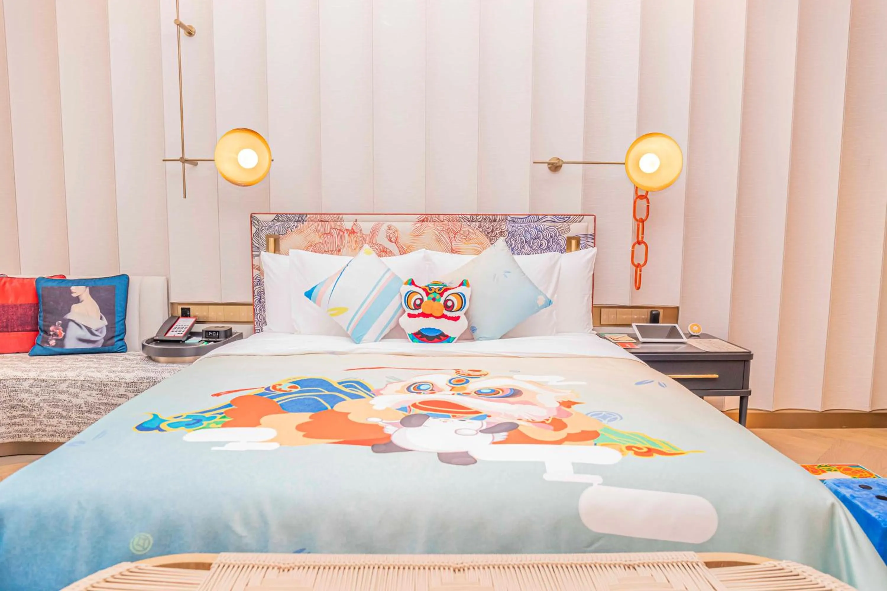 Bed in Hotel Indigo Xiamen Haicang by IHG