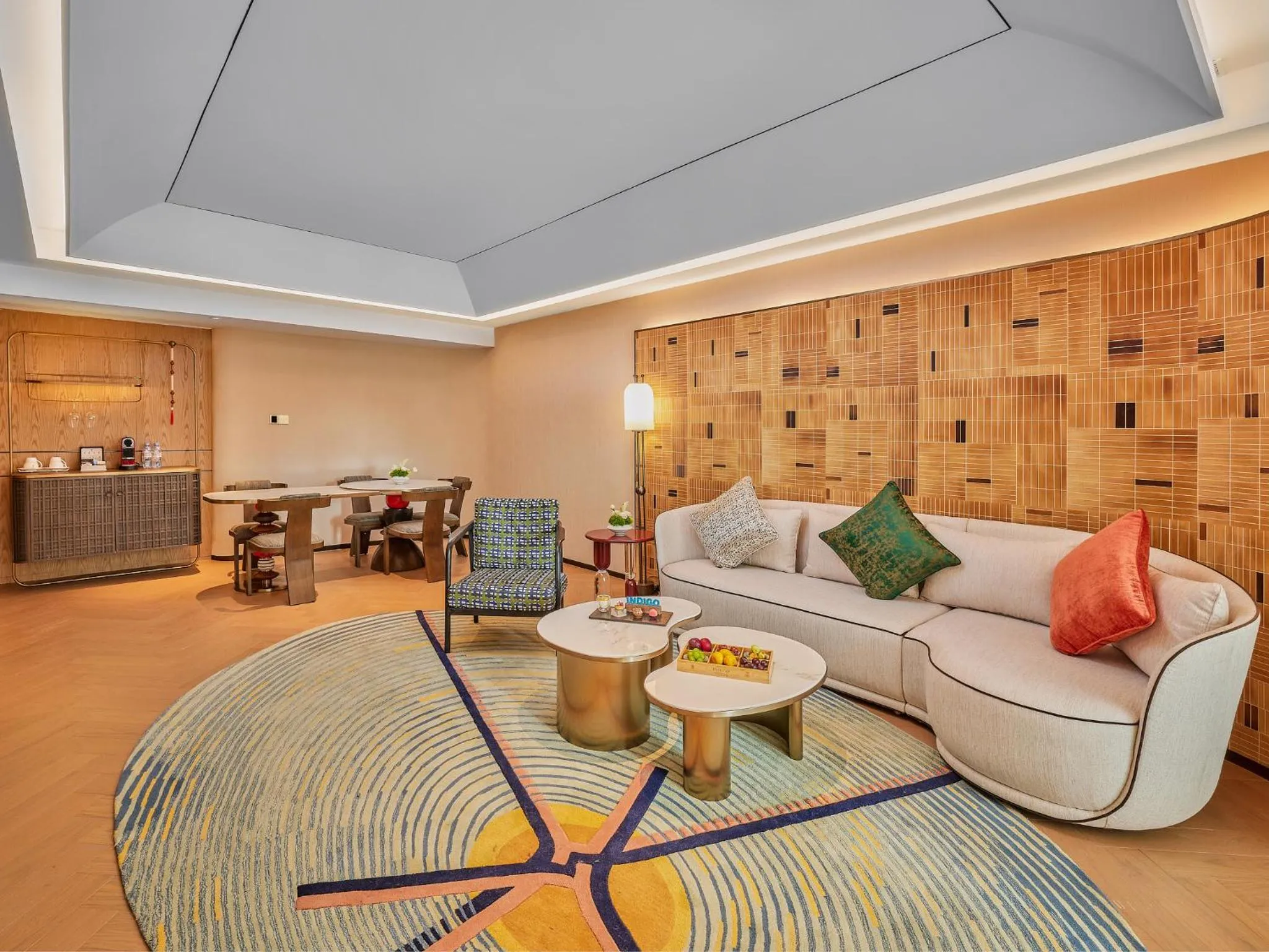 Living room in Hotel Indigo Xiamen Haicang by IHG