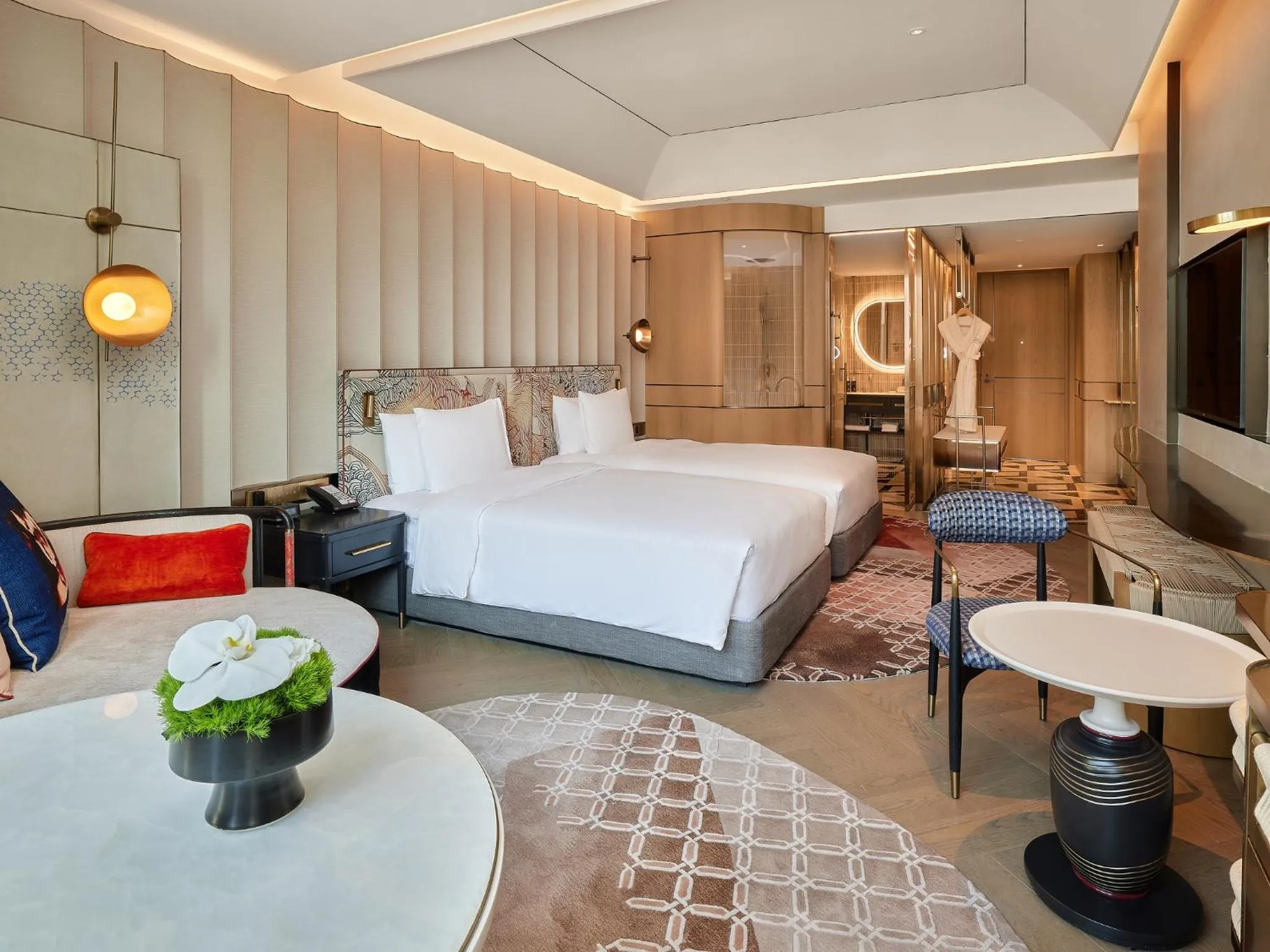 Bedroom, Bed in Hotel Indigo Xiamen Haicang by IHG