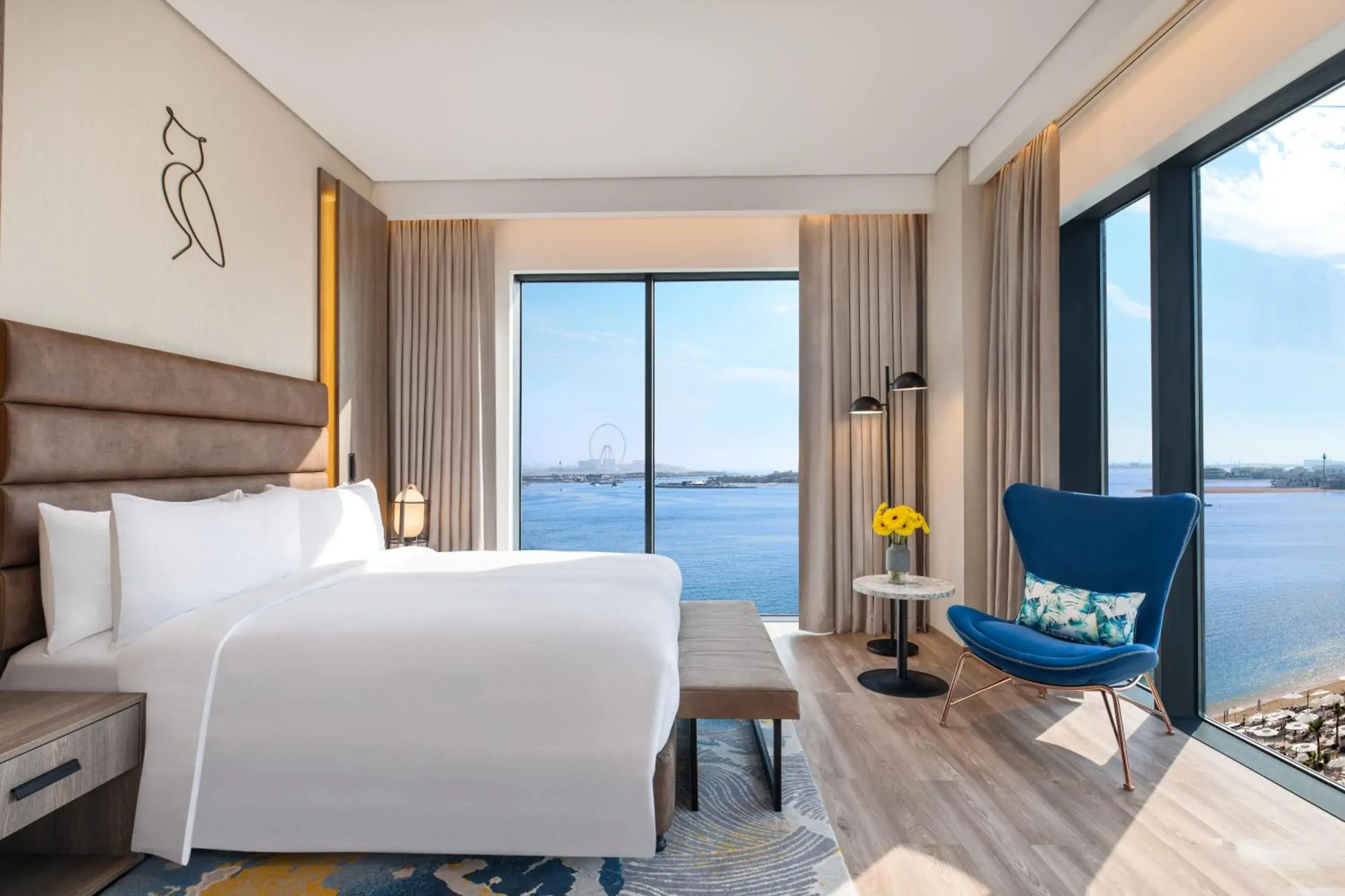 King Suite with Sofa Bed and Panoramic Beachfront Balcony in voco Dubai The Palm by IHG King Suite with Sofa Bed and Panoramic Beachfront Balcony in voco Dubai The Palm by IHG