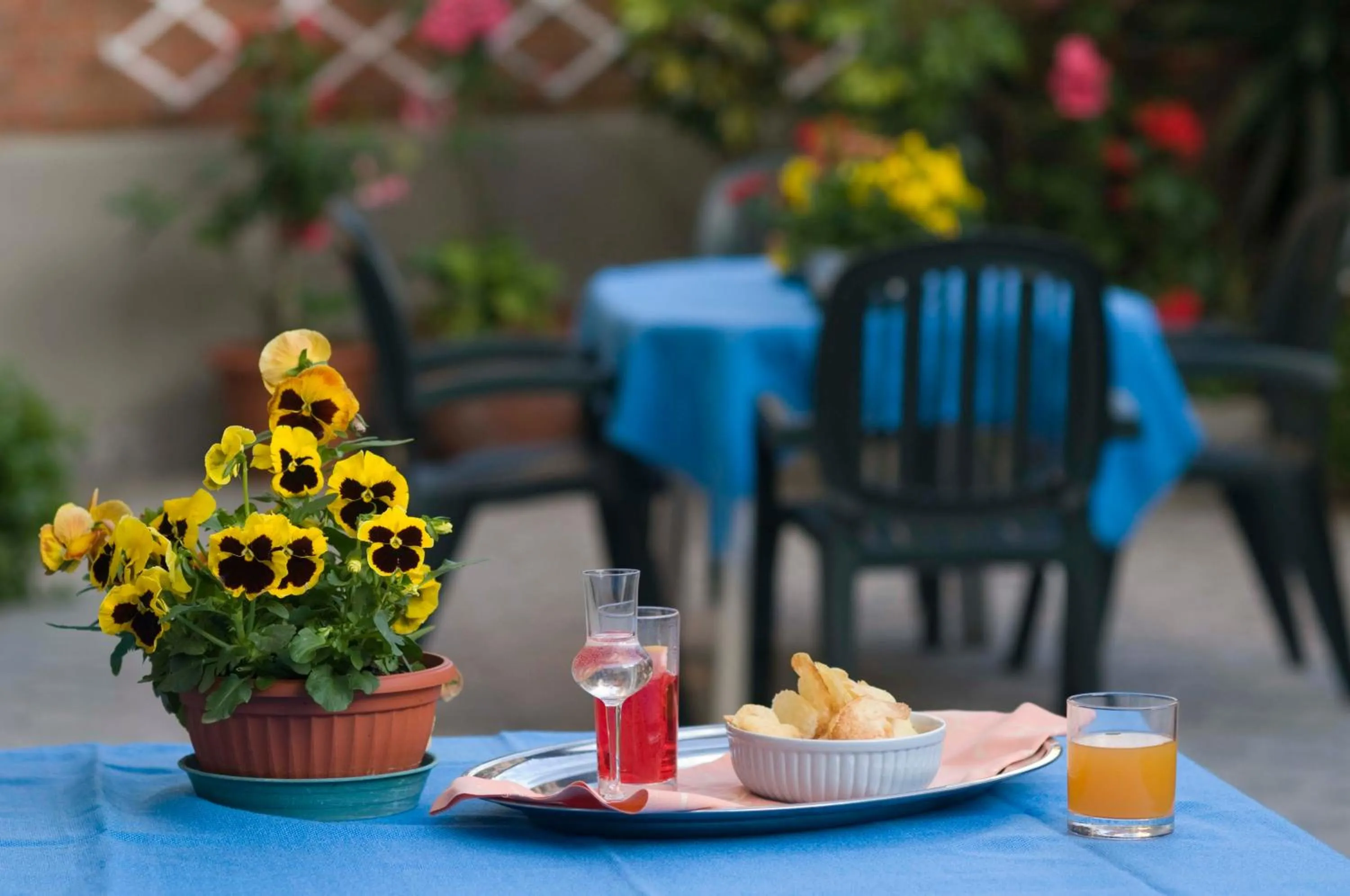 Decorative detail in Hotel Vittoria