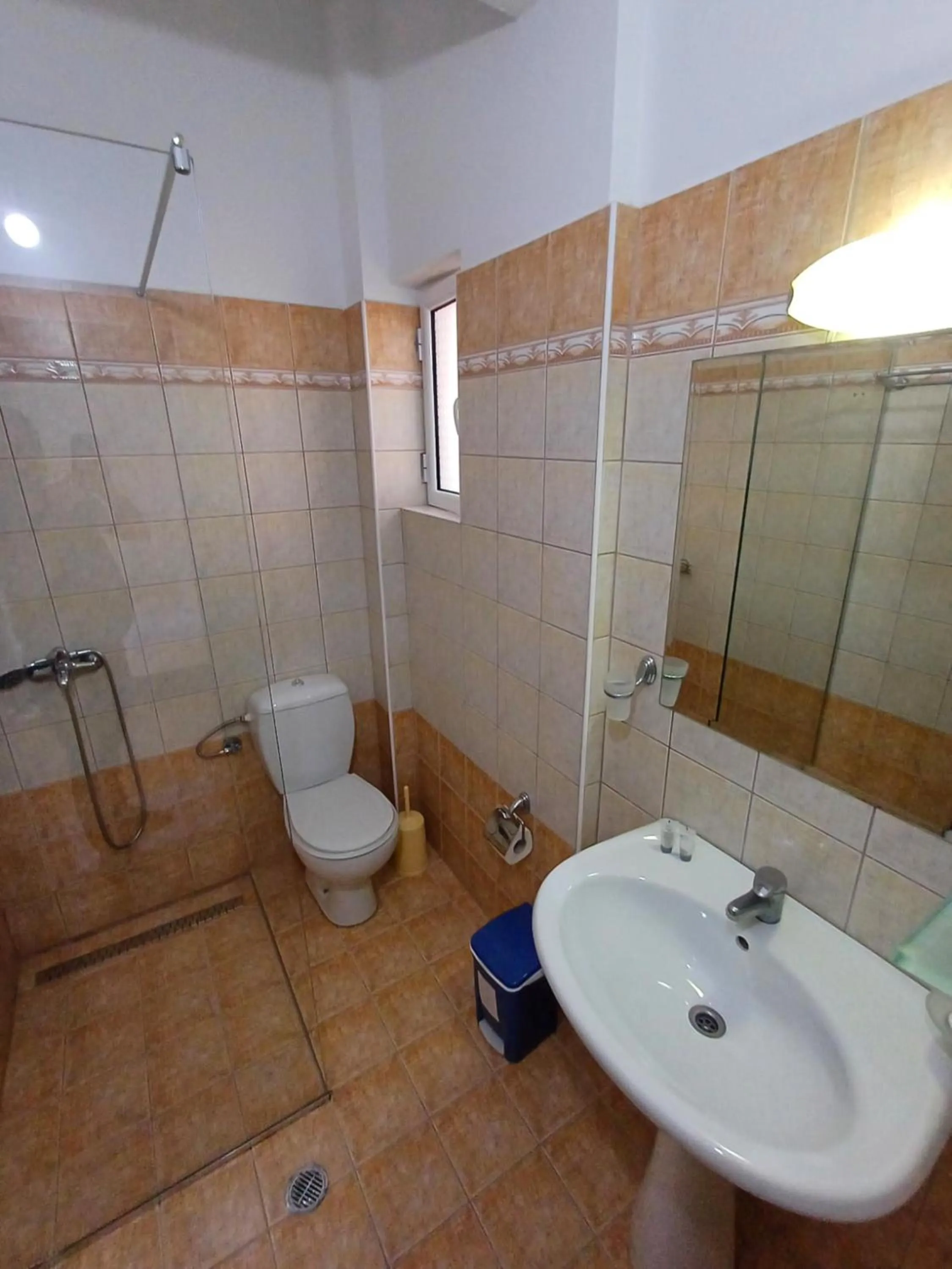 Shower in Hotel Sherifi