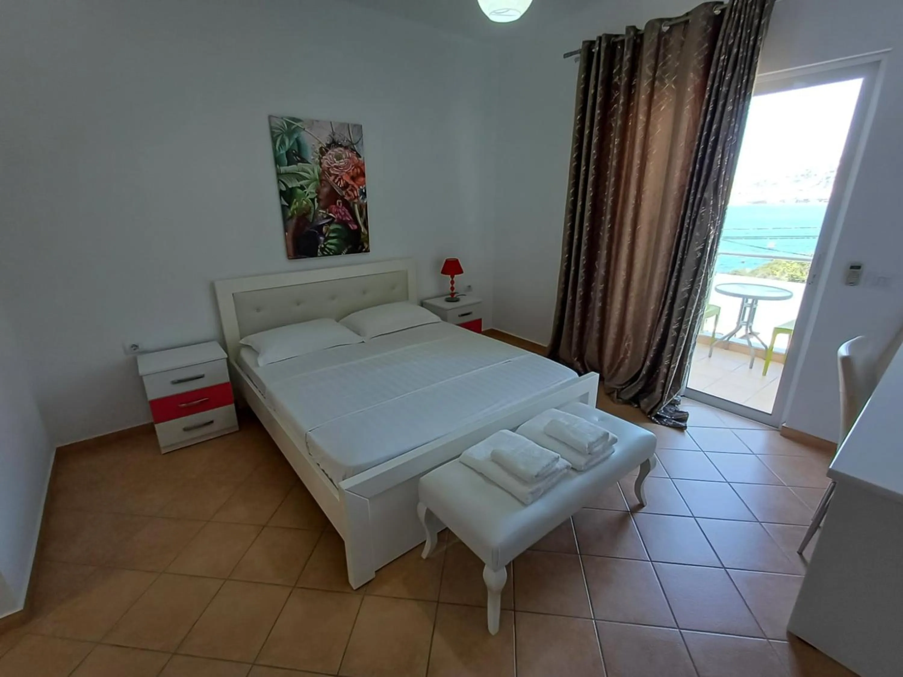 Bed in Hotel Sherifi