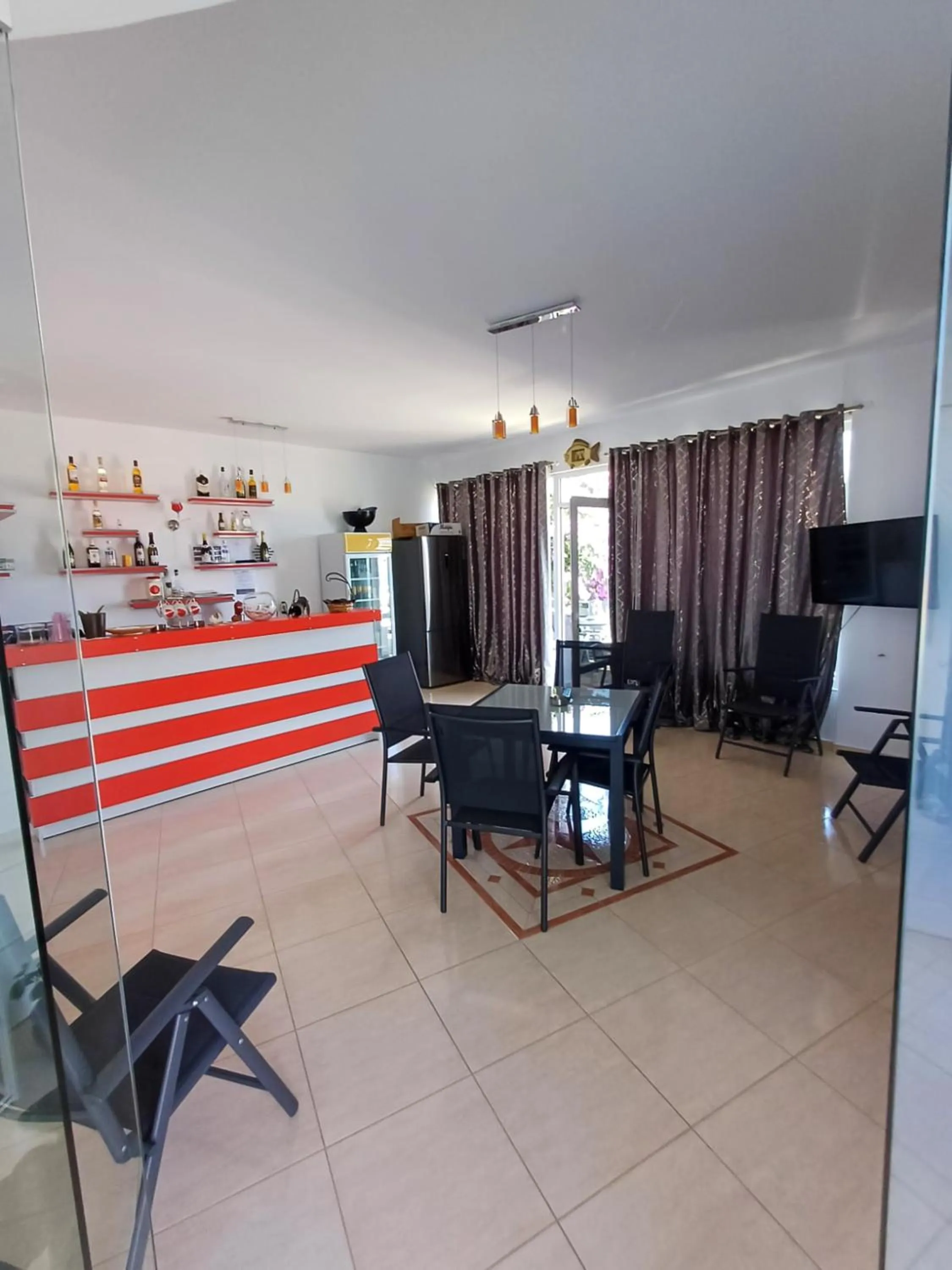 Kitchen or kitchenette in Hotel Sherifi