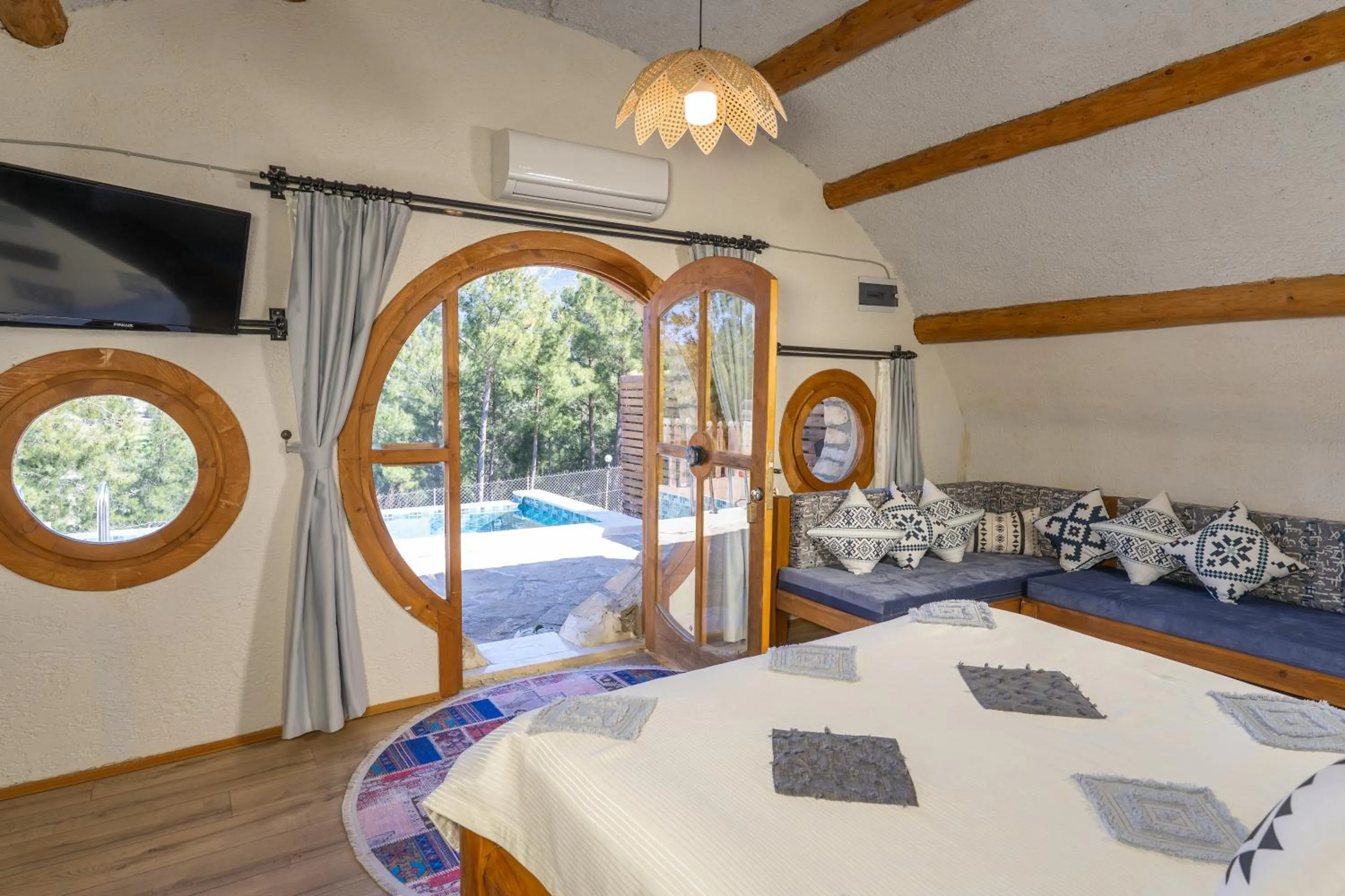 Bed in Maison Green Hill Hobbit Villas & Boutique Hotel