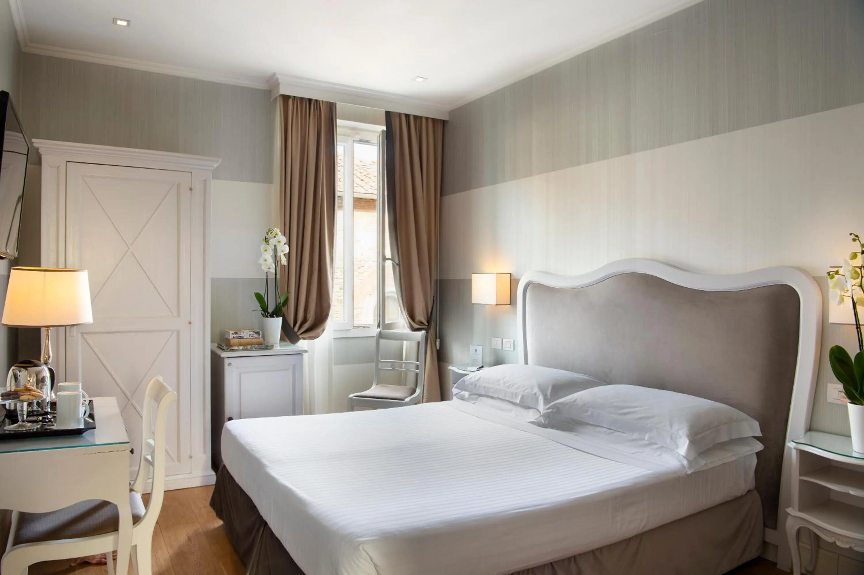 Bedroom, Bed in Hotel Rapallo