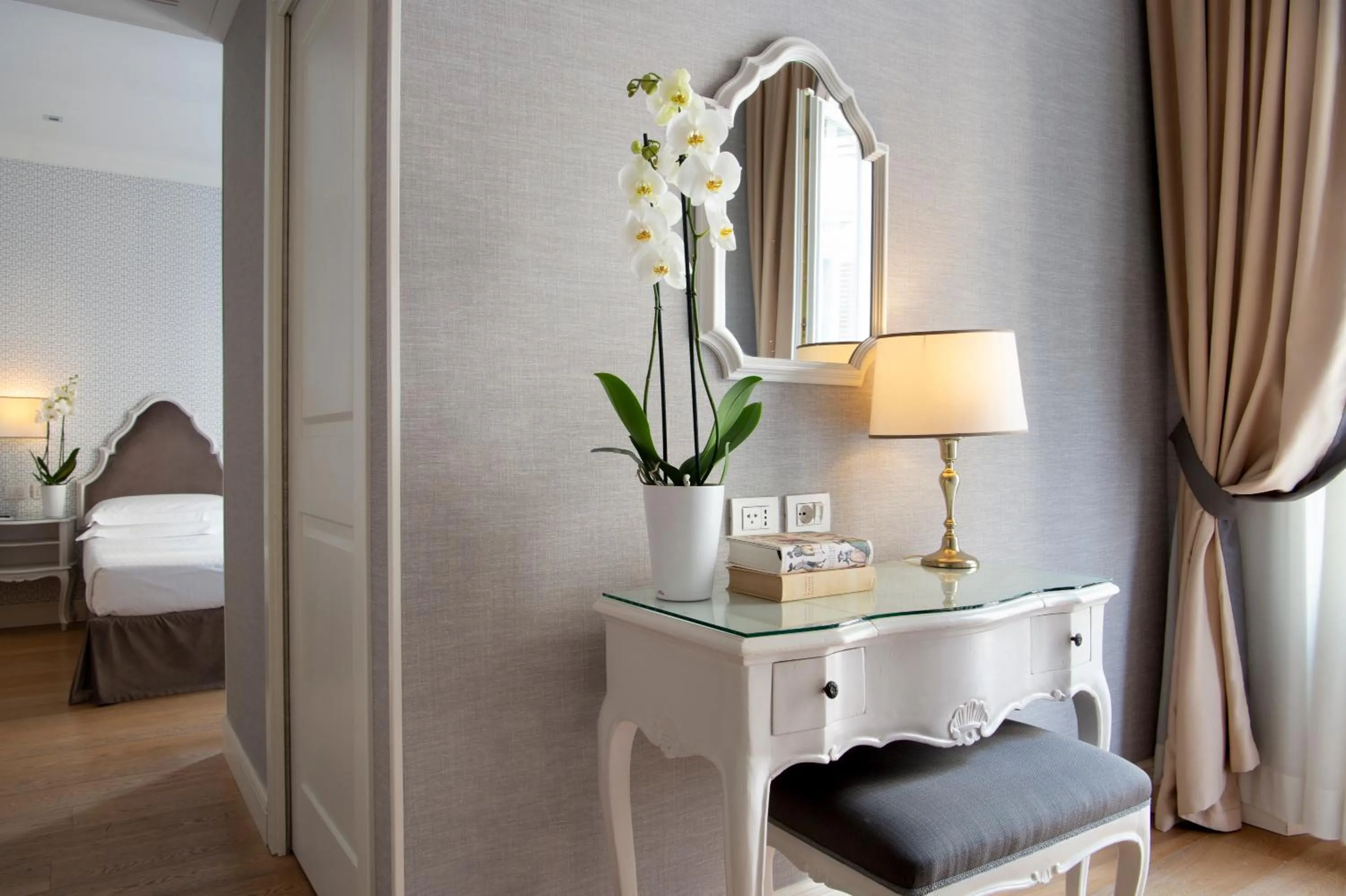 Bedroom, Bed in Hotel Rapallo