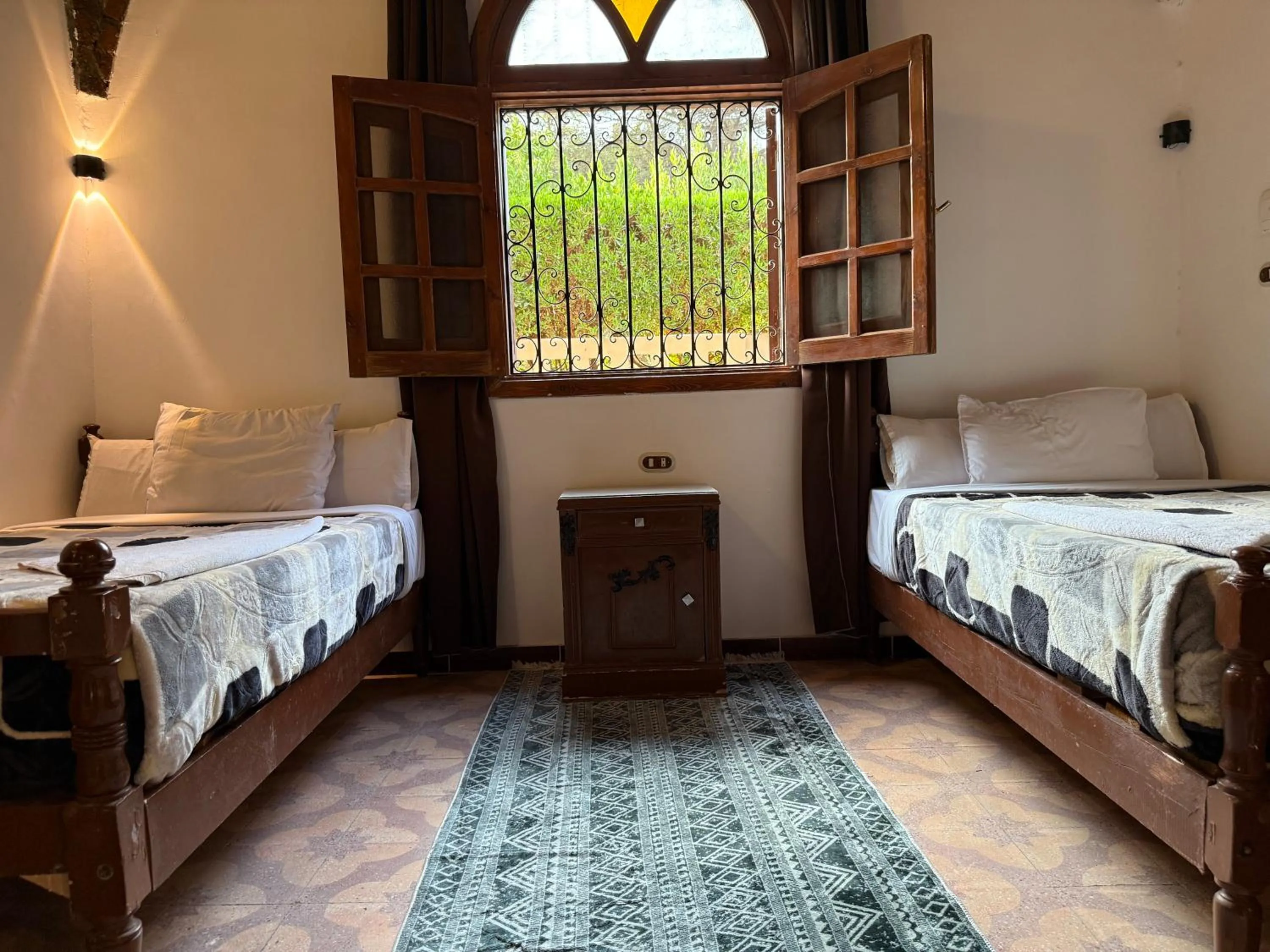 Bed in Luxor Villa Hatshepsut