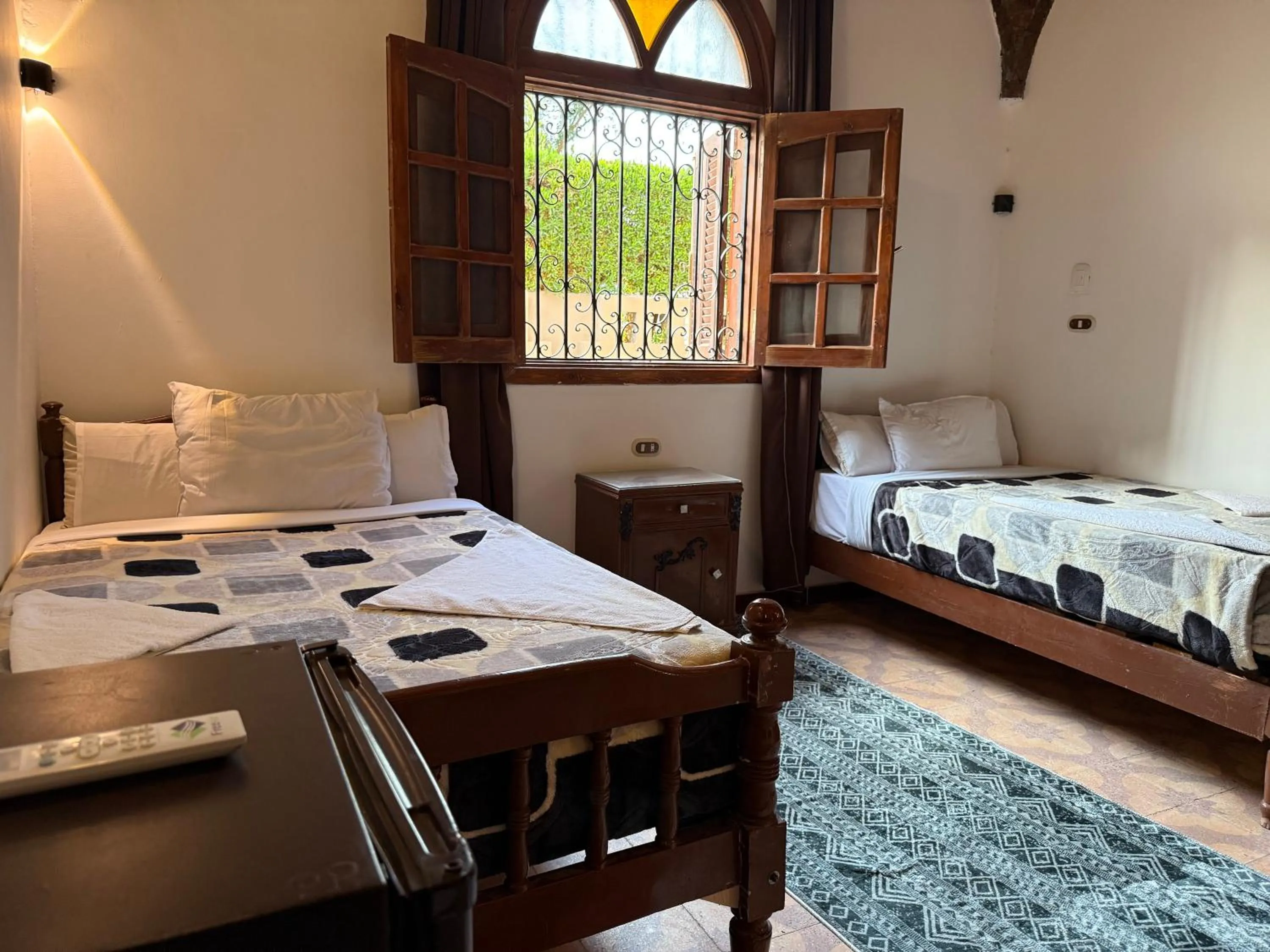 Bed in Luxor Villa Hatshepsut