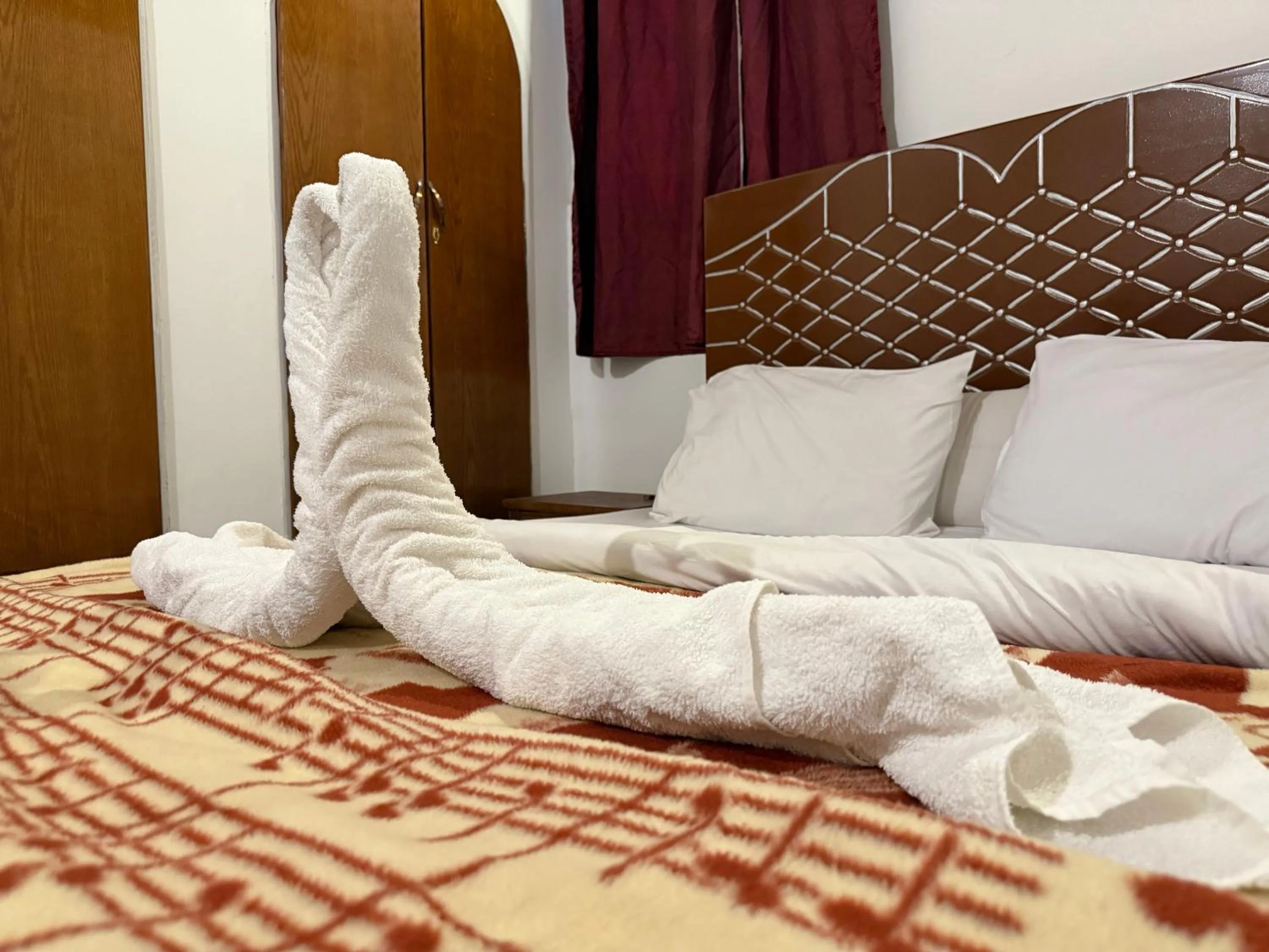 Bed in Luxor Villa Hatshepsut