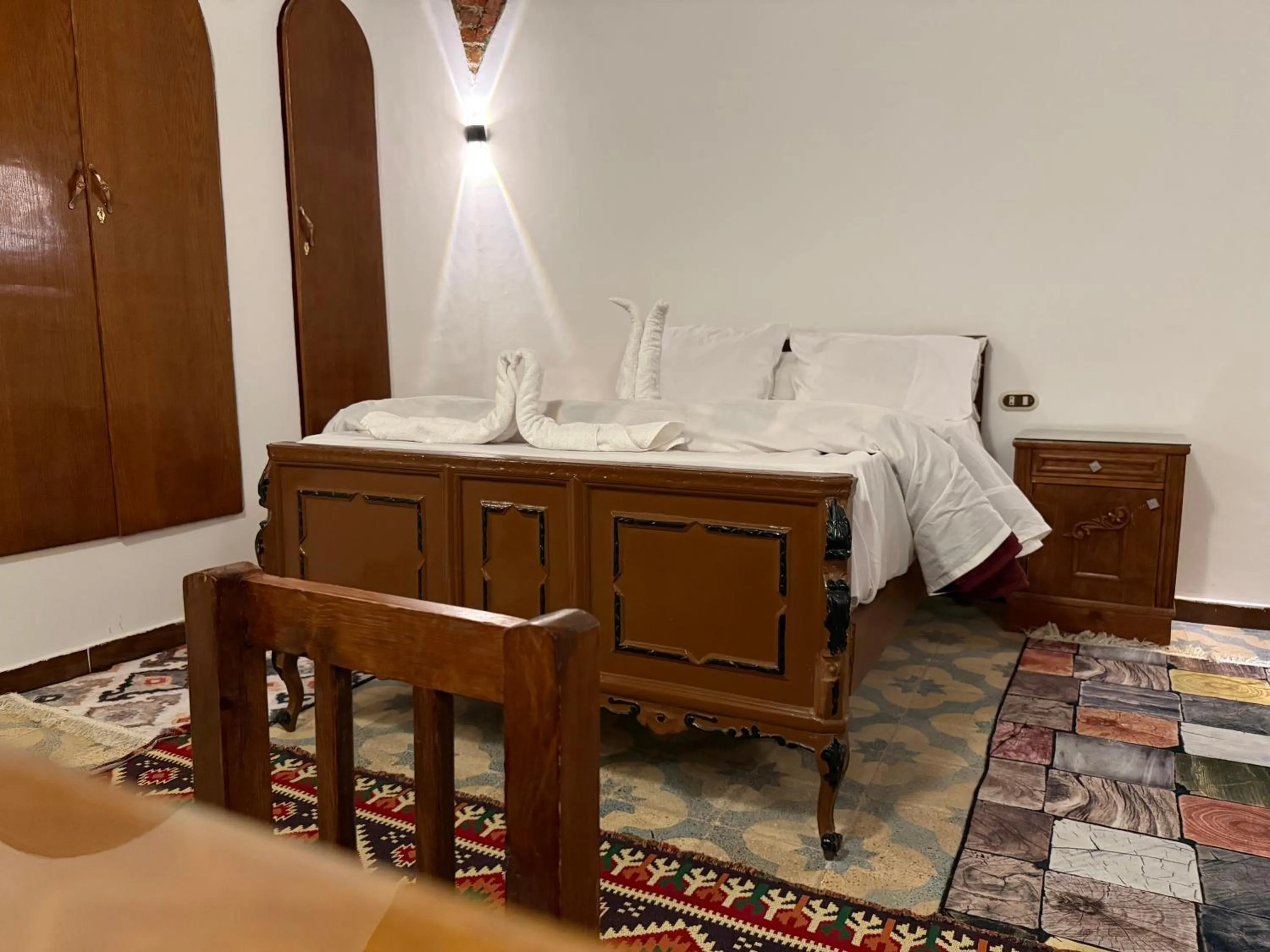 Bed in Luxor Villa Hatshepsut