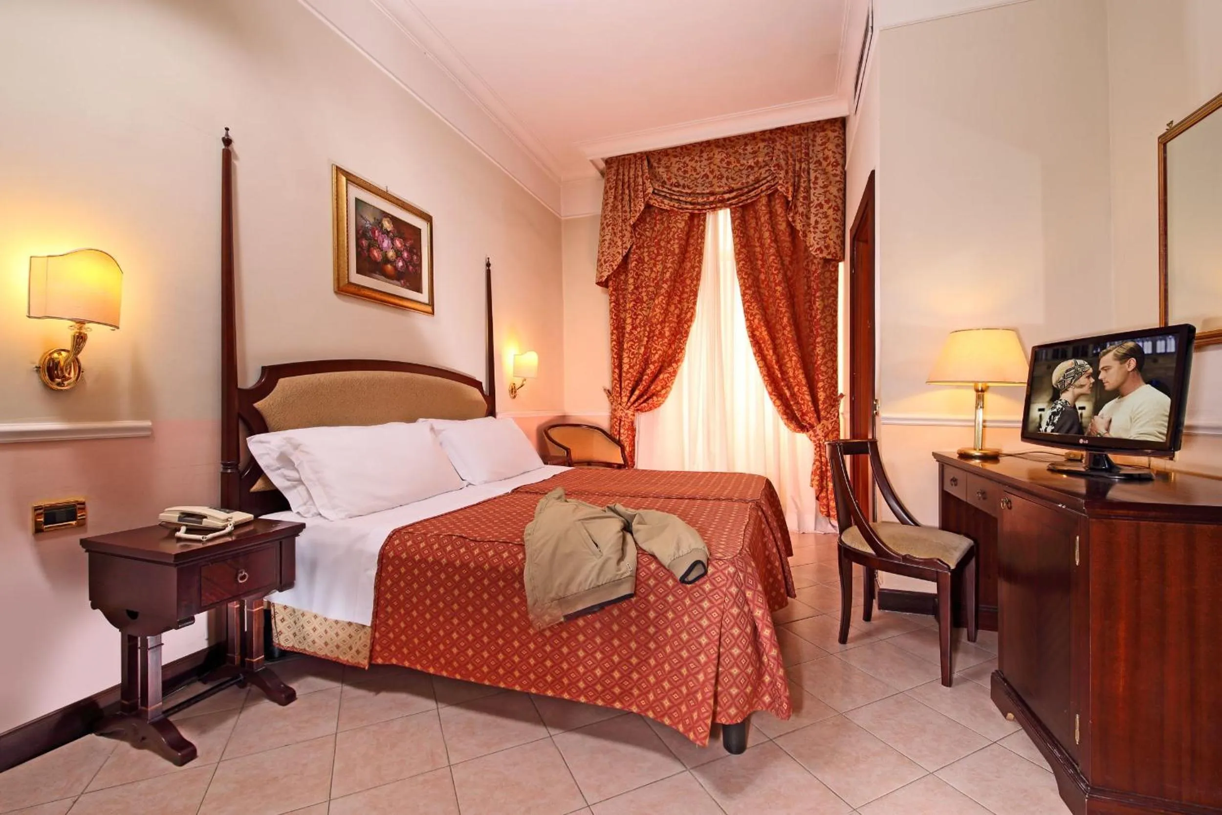 Bedroom, Bed in Hotel Nizza