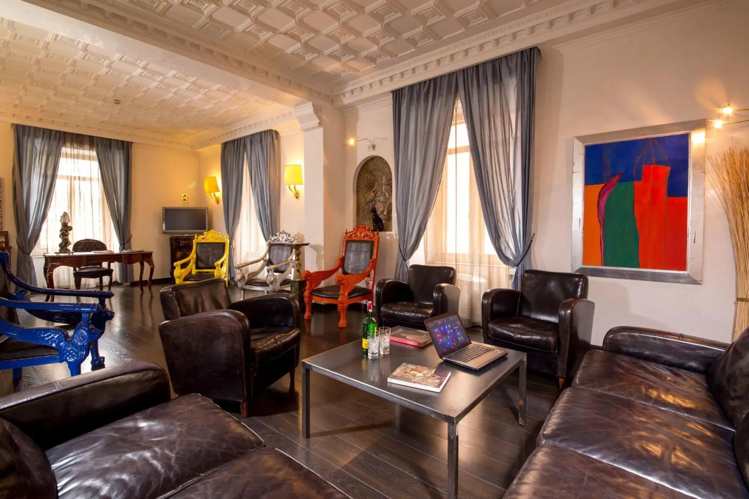 Lobby or reception in Hotel Nizza Lobby or reception in Hotel Nizza