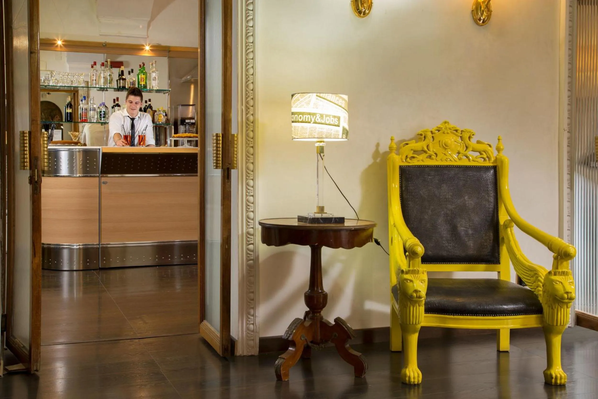 Lounge or bar in Hotel Nizza