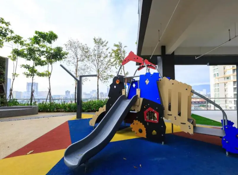 Children play ground in Tropicana 218 Macalister Sea & City View by stayCATion Homestay