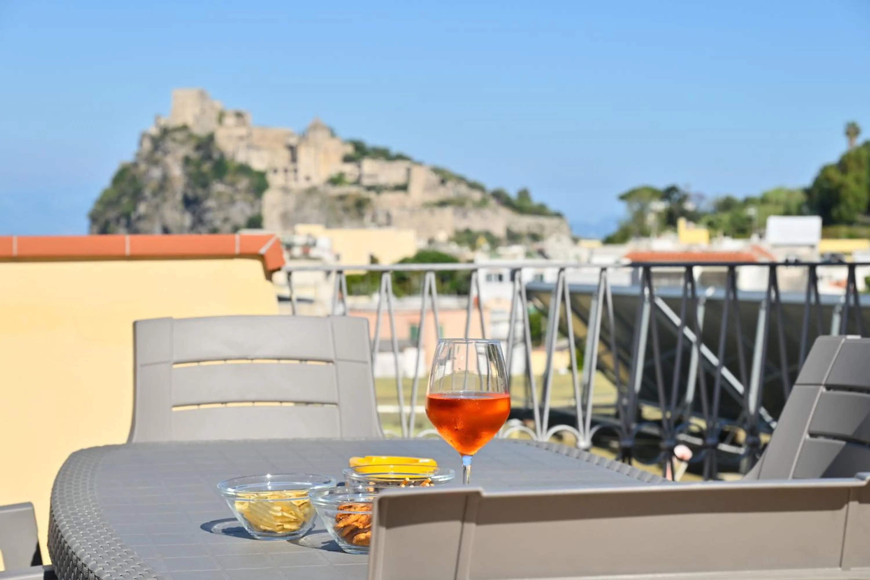 Balcony/Terrace in Albergo Atlantic