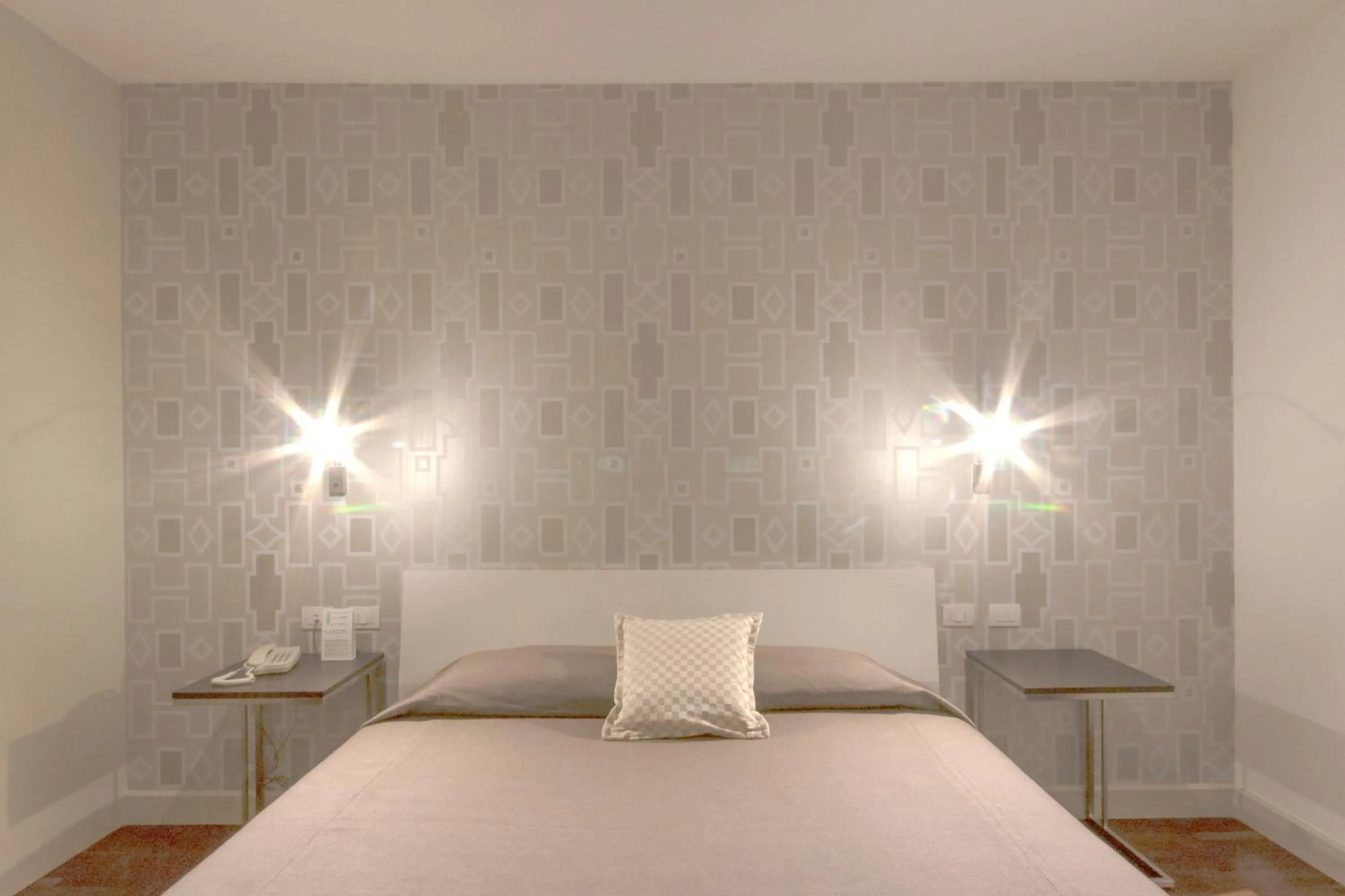 Decorative detail, Bed in Hotel Datini