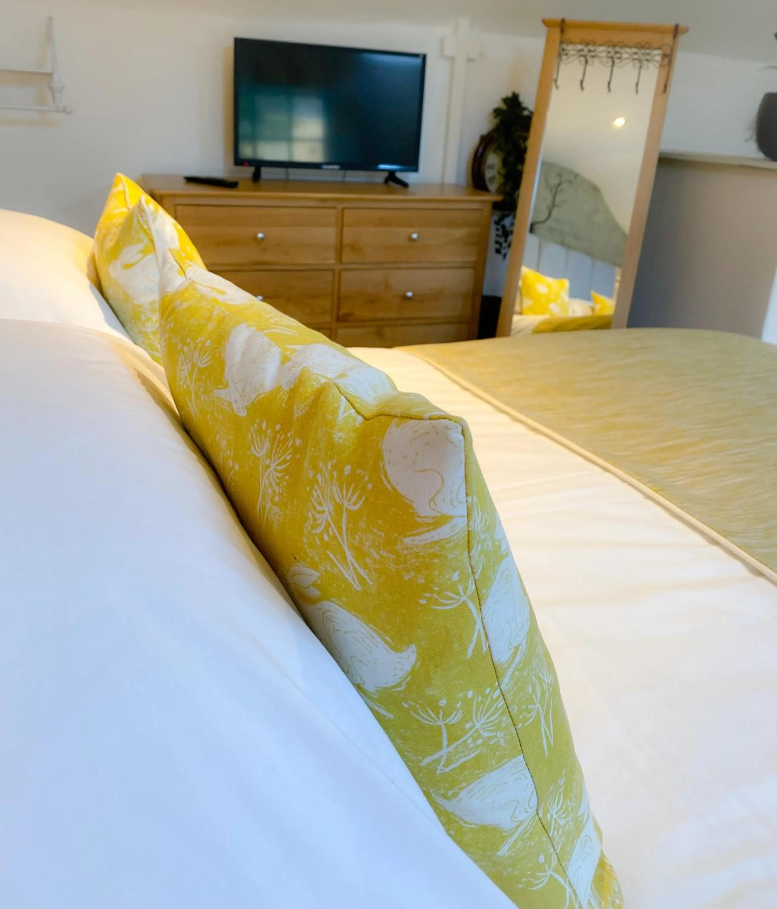 Bed in The Loft in the Malt Barn Chipping Campden
