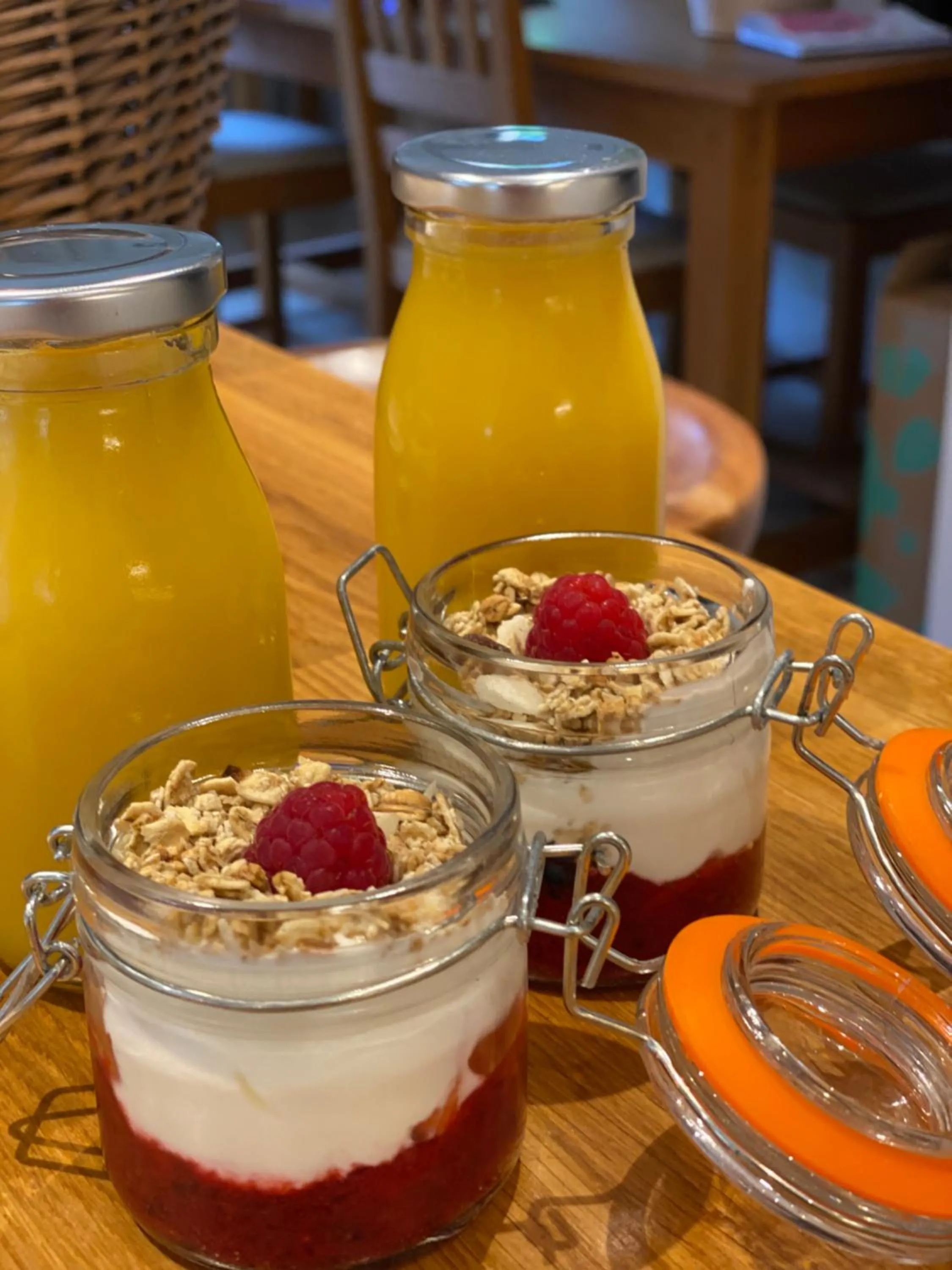 Food in The Loft in the Malt Barn Chipping Campden