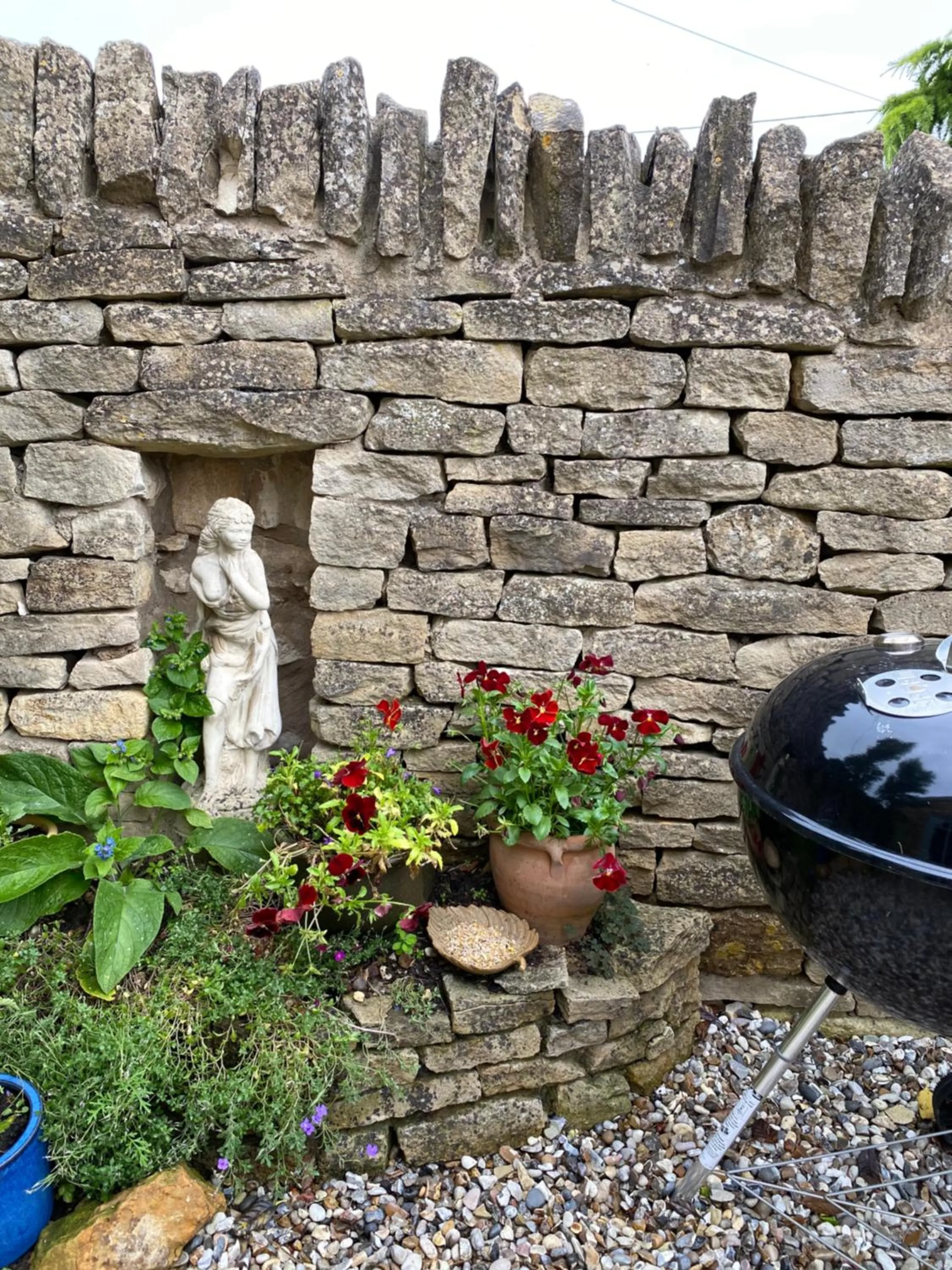 Patio in The Loft in the Malt Barn Chipping Campden