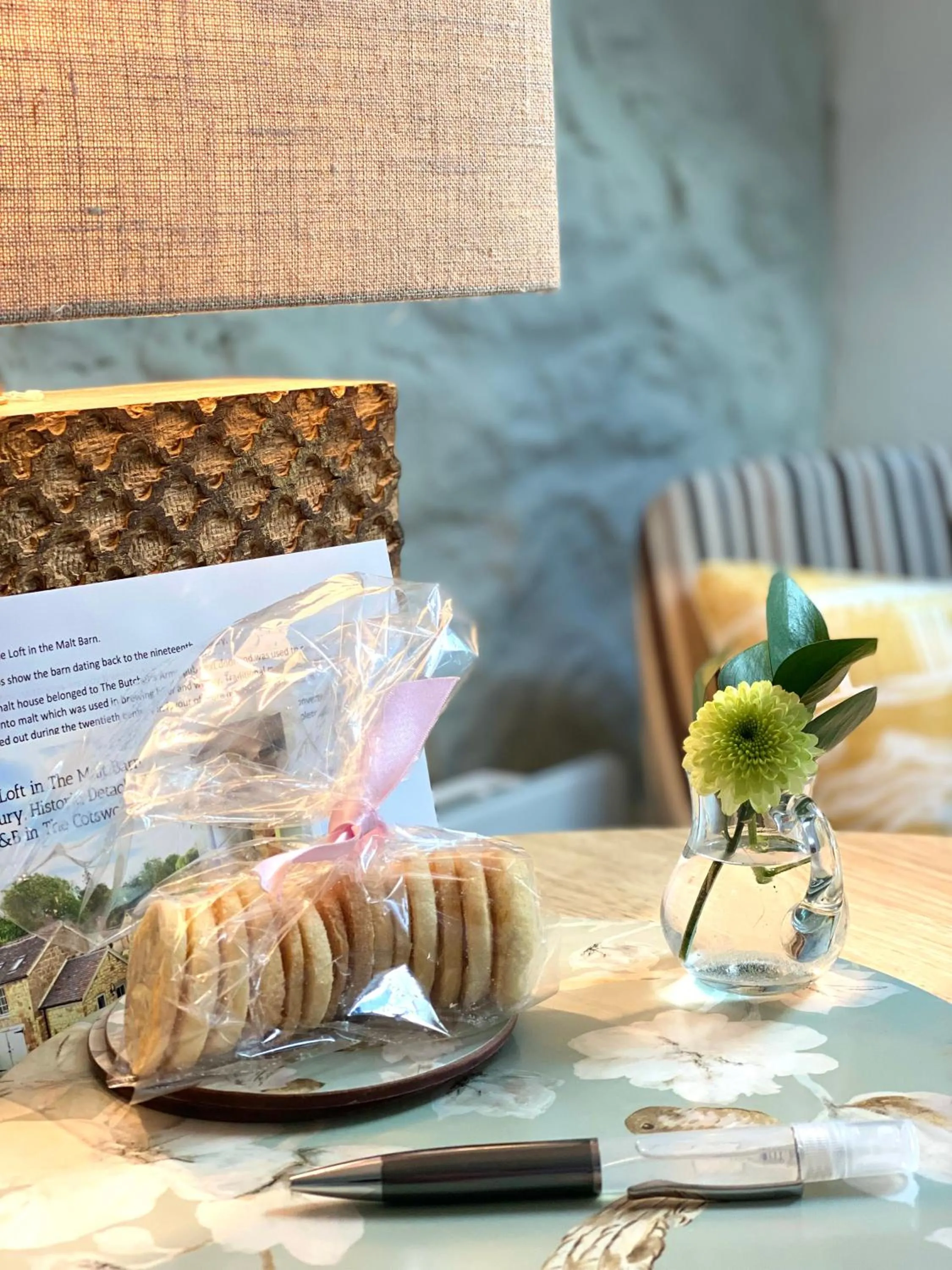 Seating area in The Loft in the Malt Barn Chipping Campden